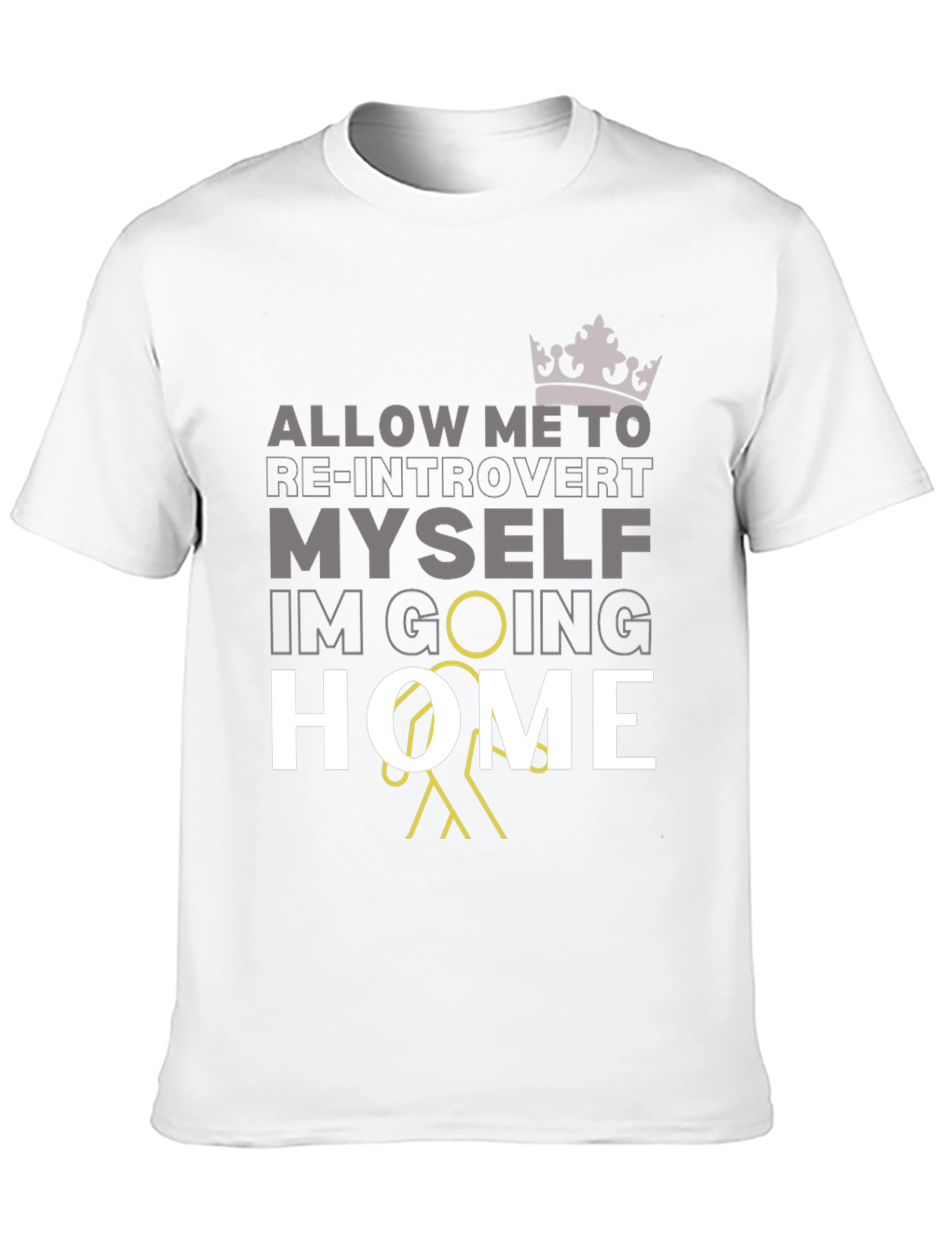 Introvert Going Home Graphic T-Shirt