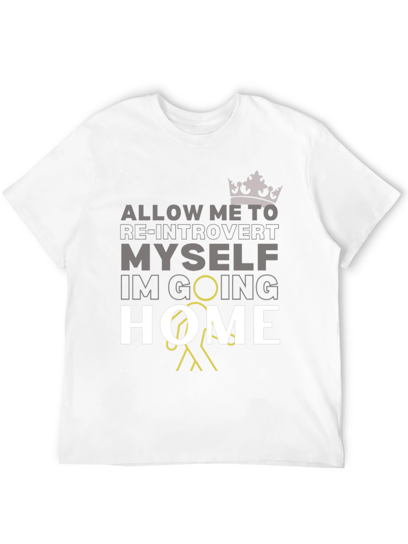 Introvert Going Home Graphic T-Shirt