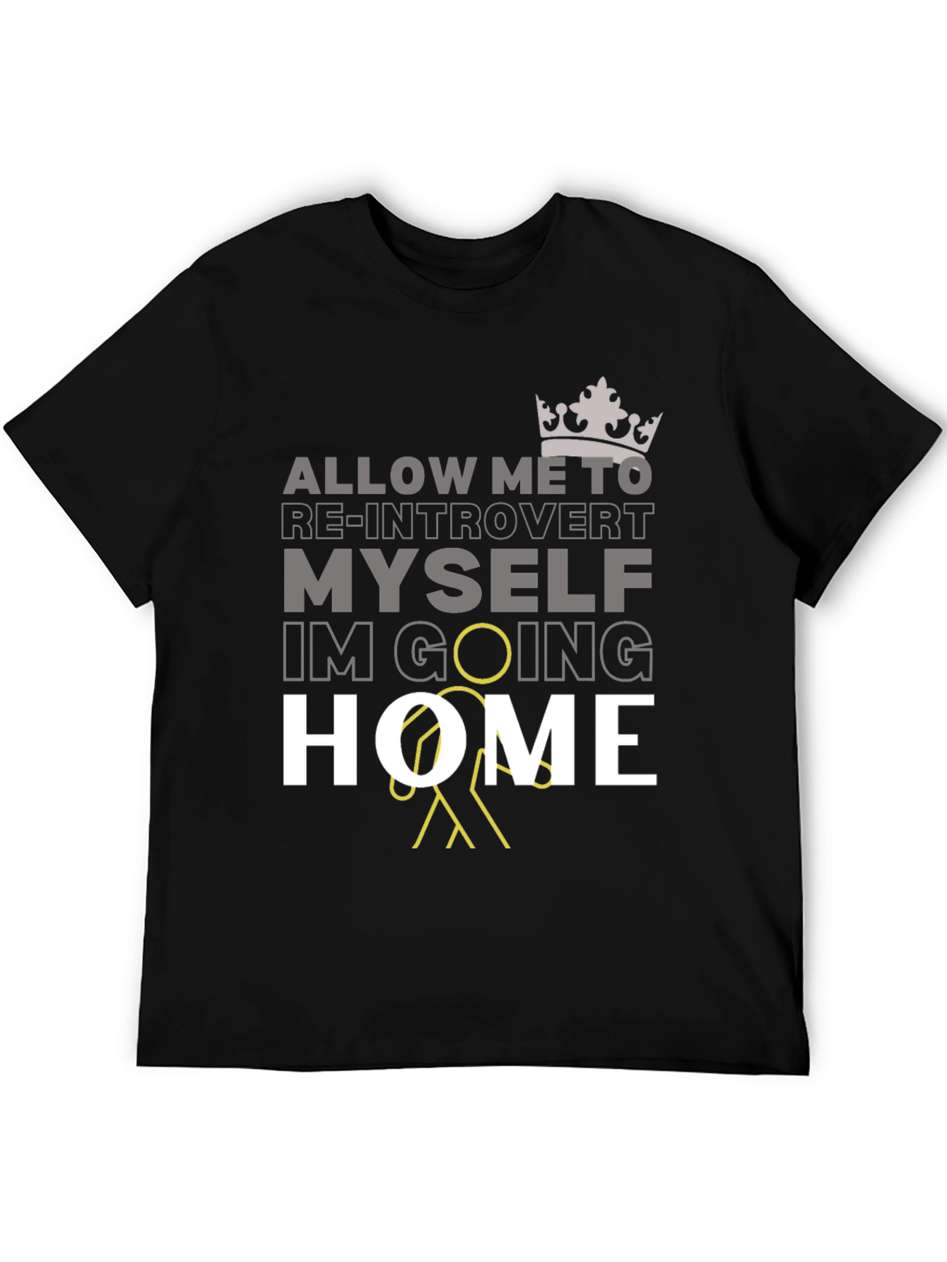 Introvert Going Home Graphic T-Shirt