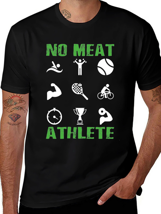 Vegan Athlete T-Shirt - No Meat Performance Tee