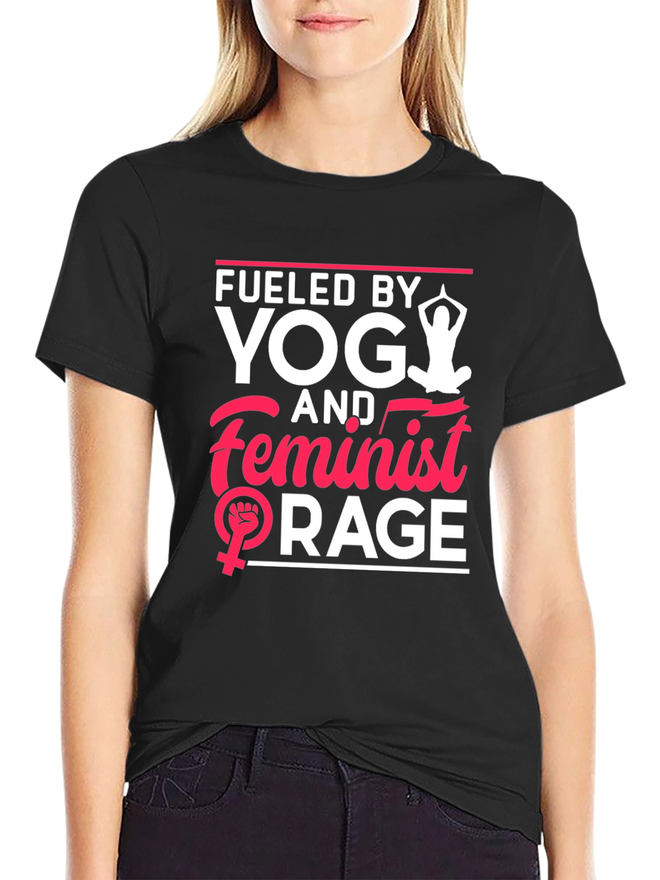 Fueled by Yoga & Feminist Rage T-Shirt