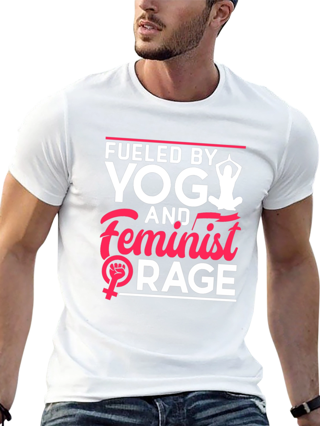 Fueled by Yoga & Feminist Rage T-Shirt