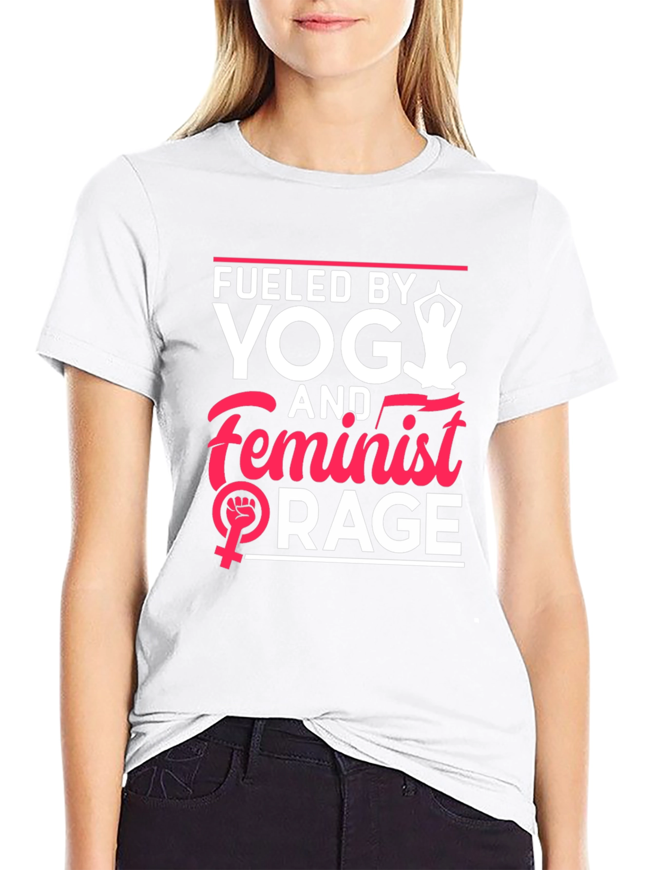Fueled by Yoga & Feminist Rage T-Shirt