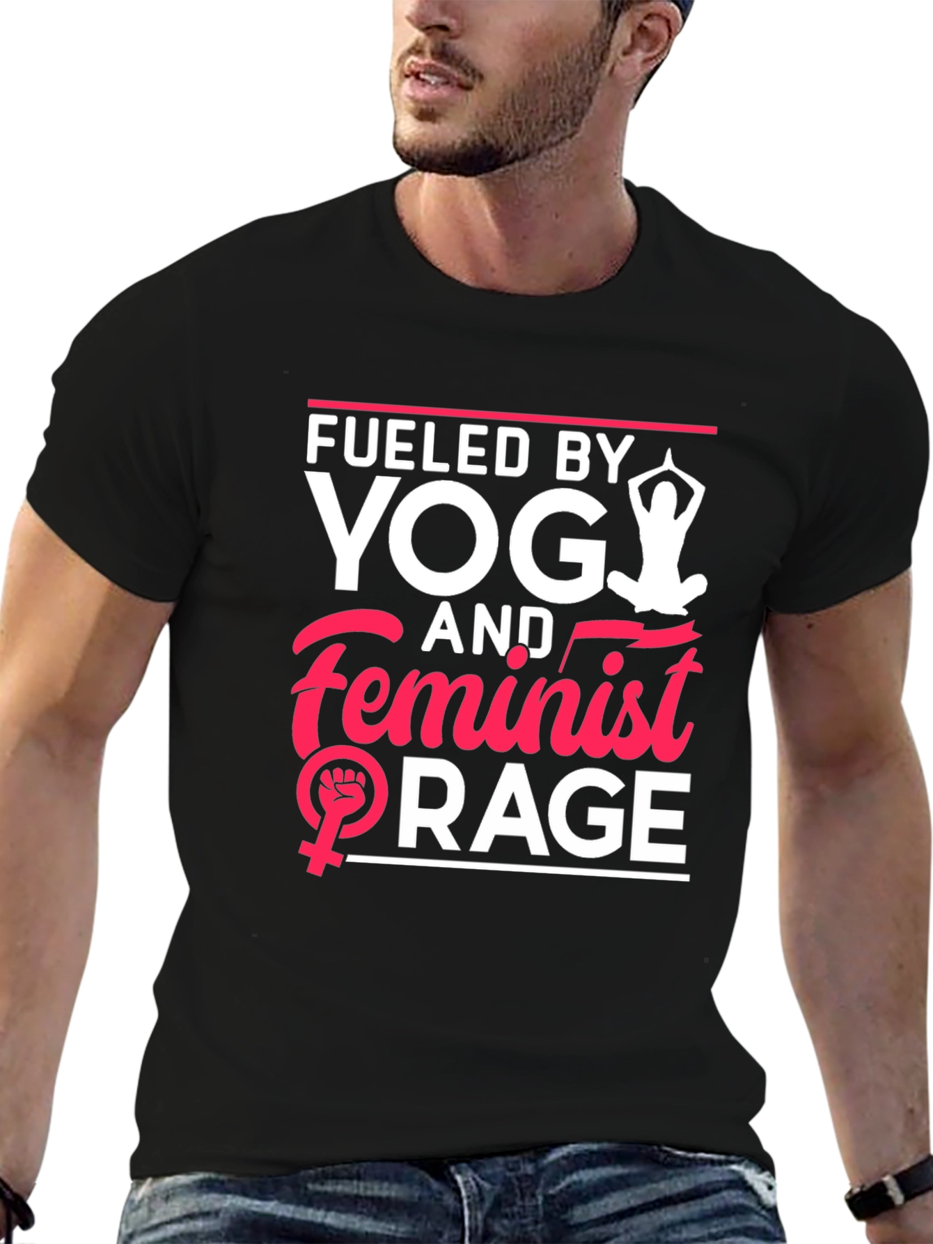 Fueled by Yoga & Feminist Rage T-Shirt