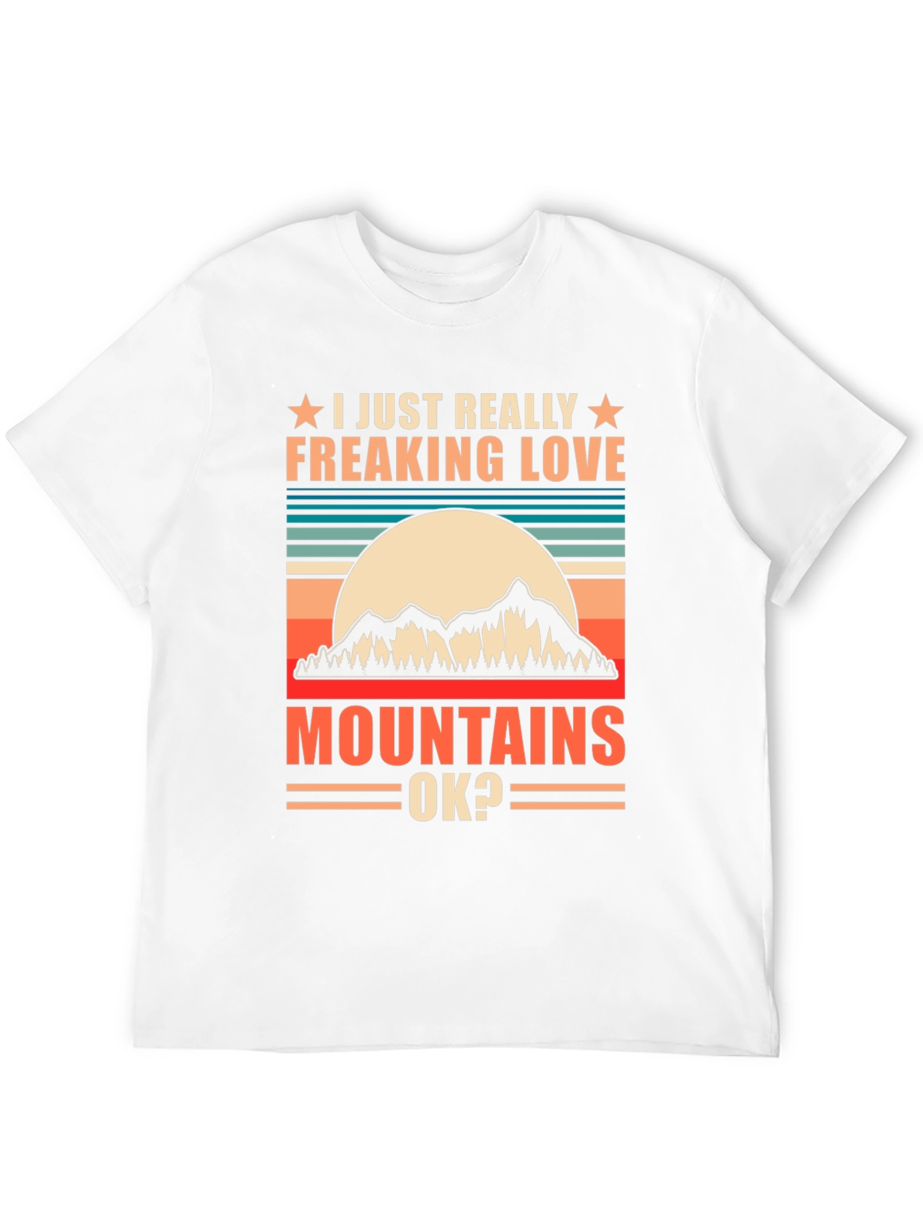 Mountain Lover T-Shirt - Hiking Adventure Tee