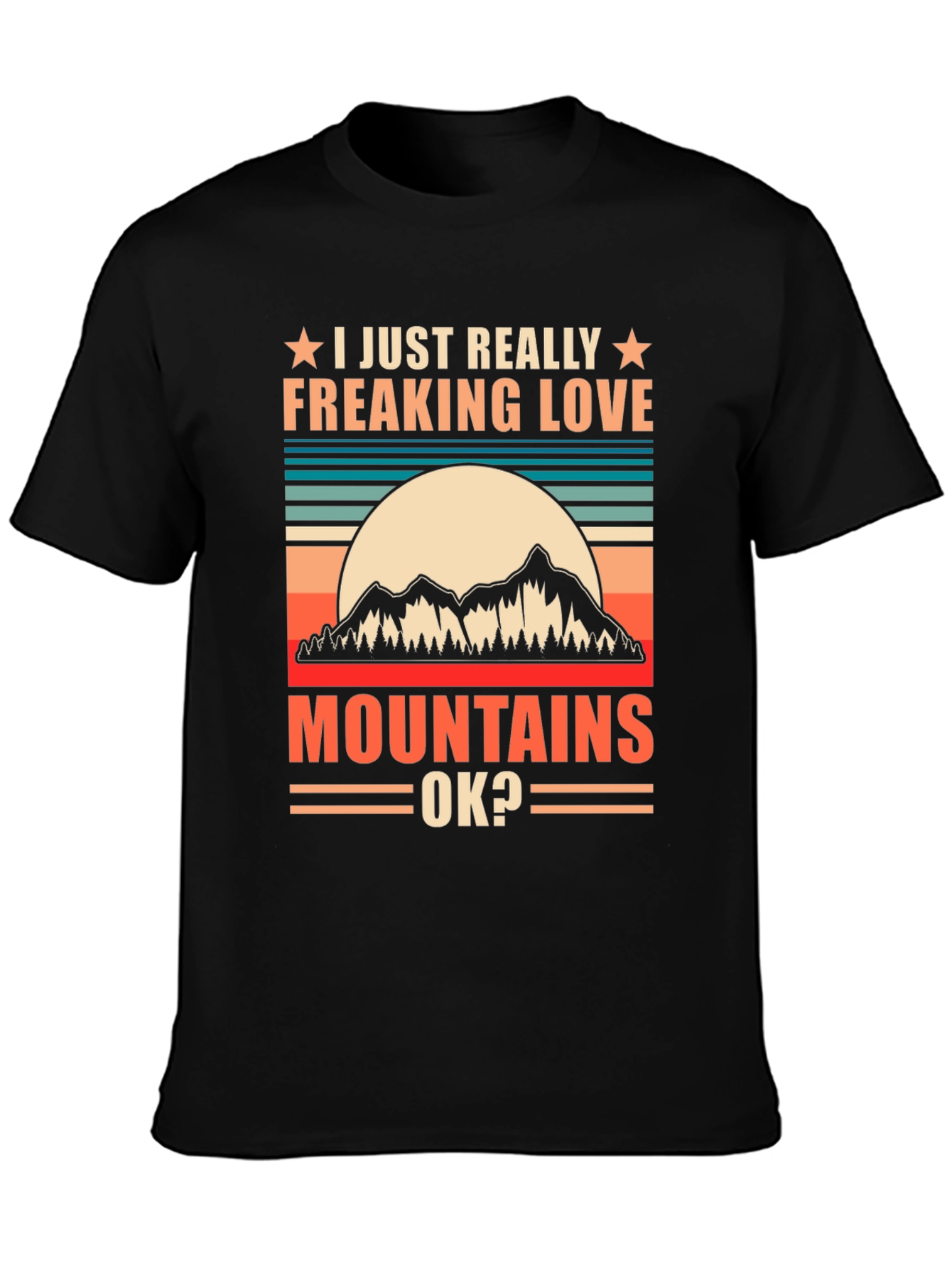 Mountain Lover T-Shirt - Hiking Adventure Tee