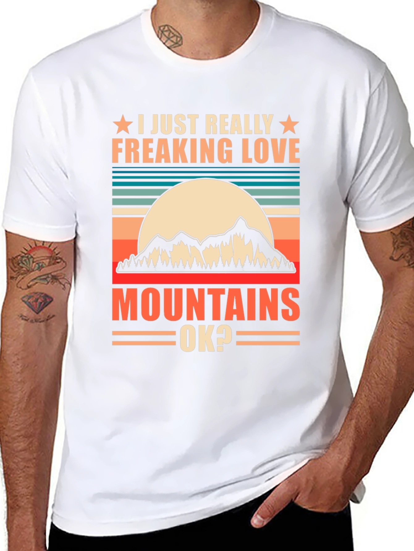 Mountain Lover T-Shirt - Hiking Adventure Tee