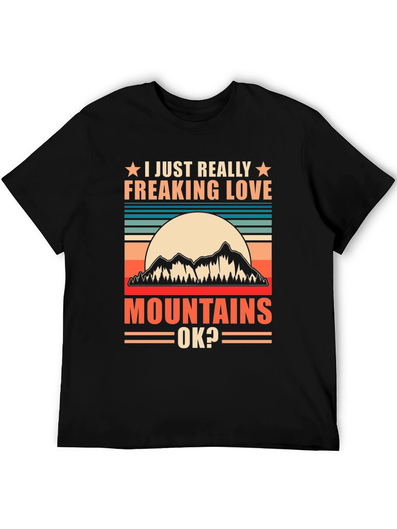Mountain Lover T-Shirt - Hiking Adventure Tee