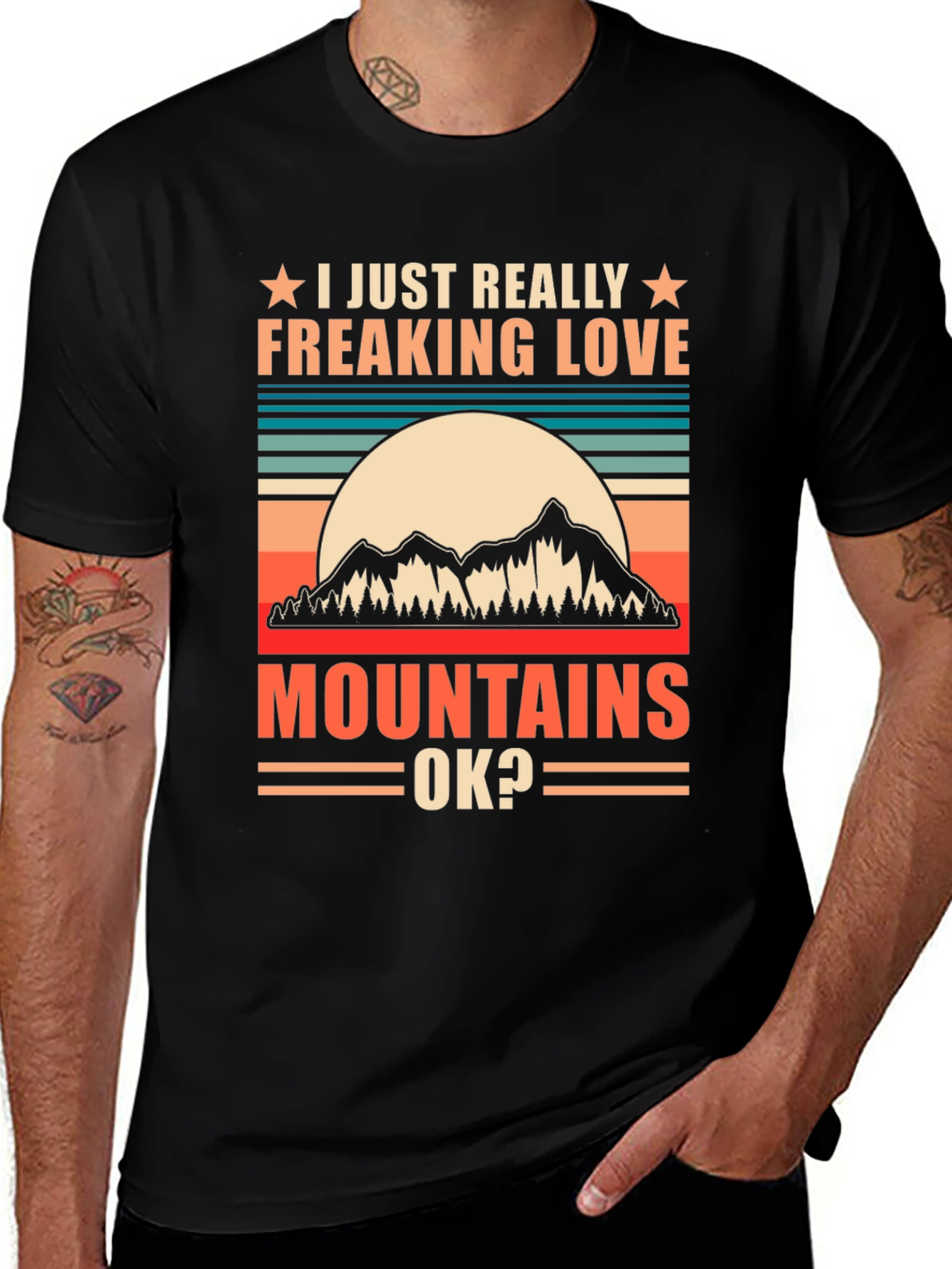 Mountain Lover T-Shirt - Hiking Adventure Tee