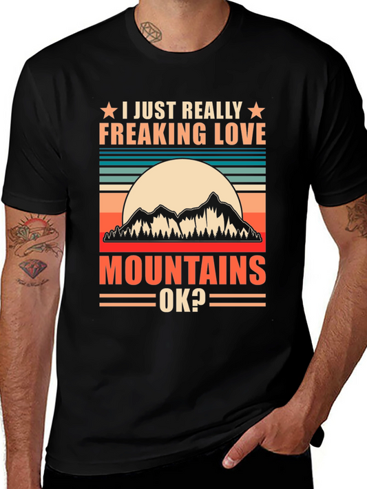 Mountain Lover T-Shirt - Hiking Adventure Tee