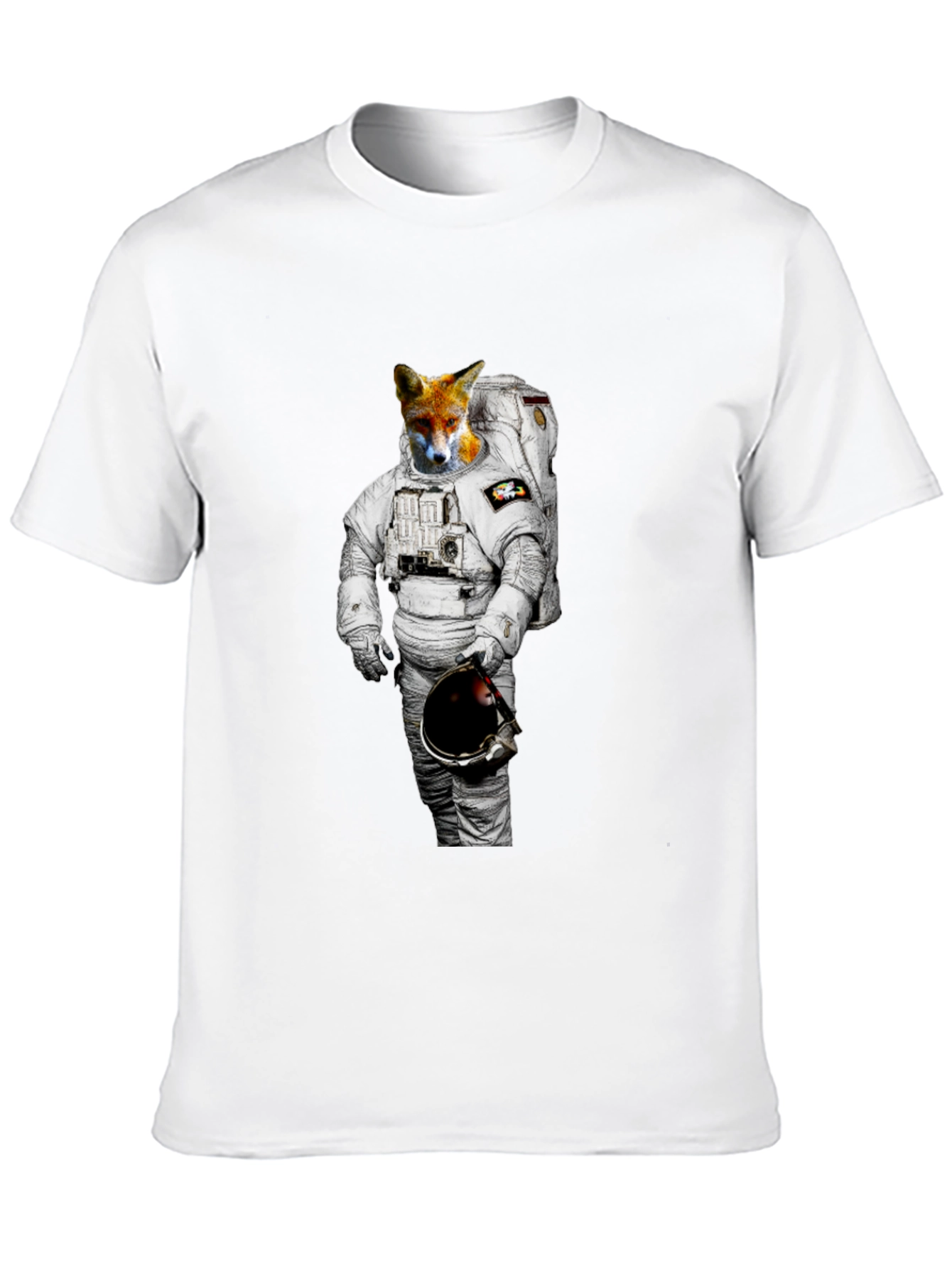 Fox Astronaut Graphic Tee - Mens Black T-Shirt