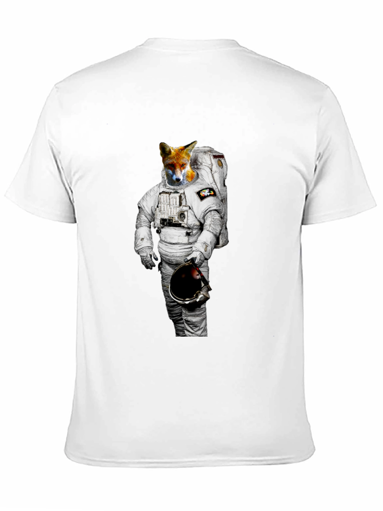 Fox Astronaut Graphic Tee - Mens Black T-Shirt