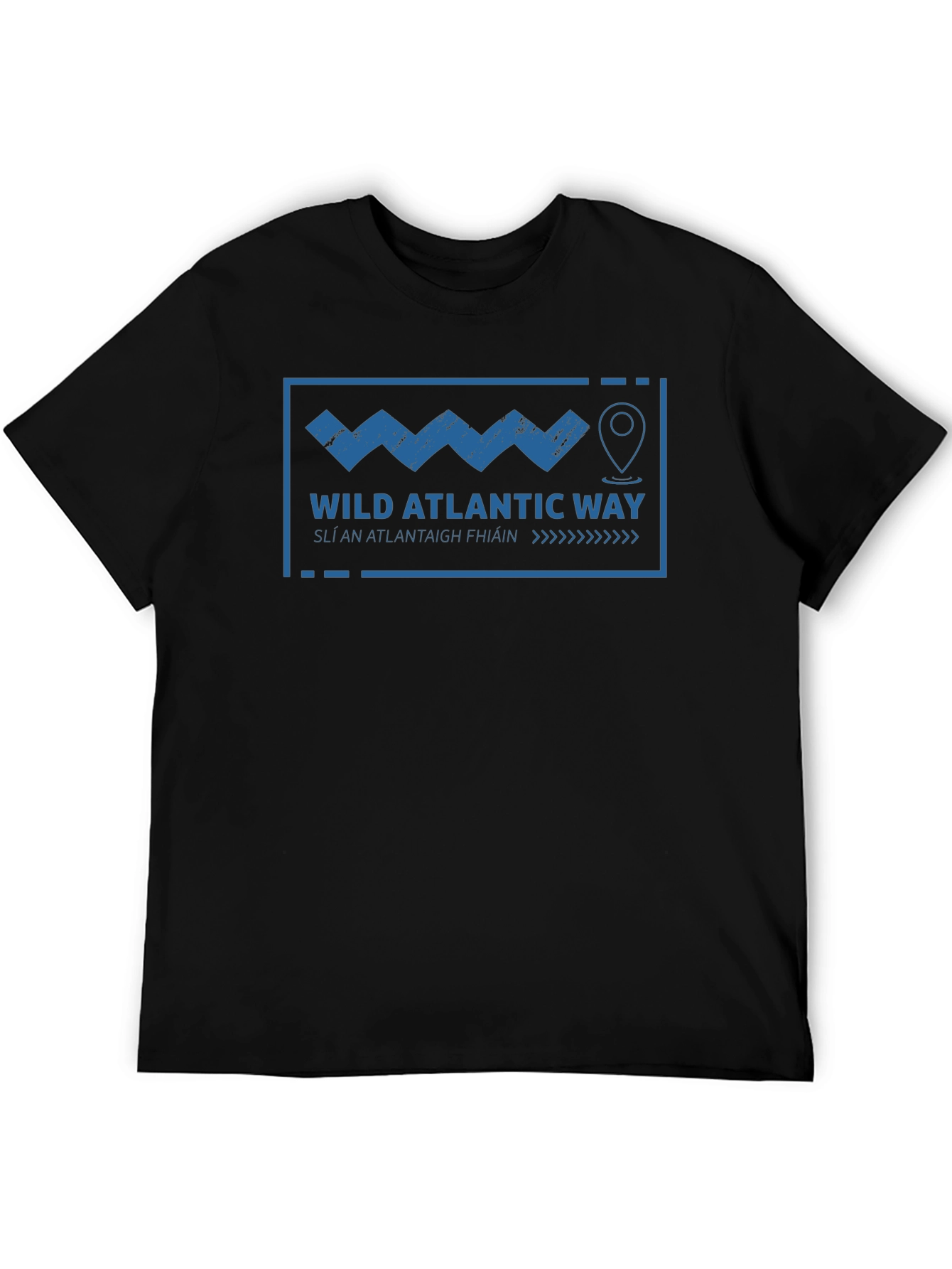 Wild Atlantic Way Graphic T-Shirt - Black