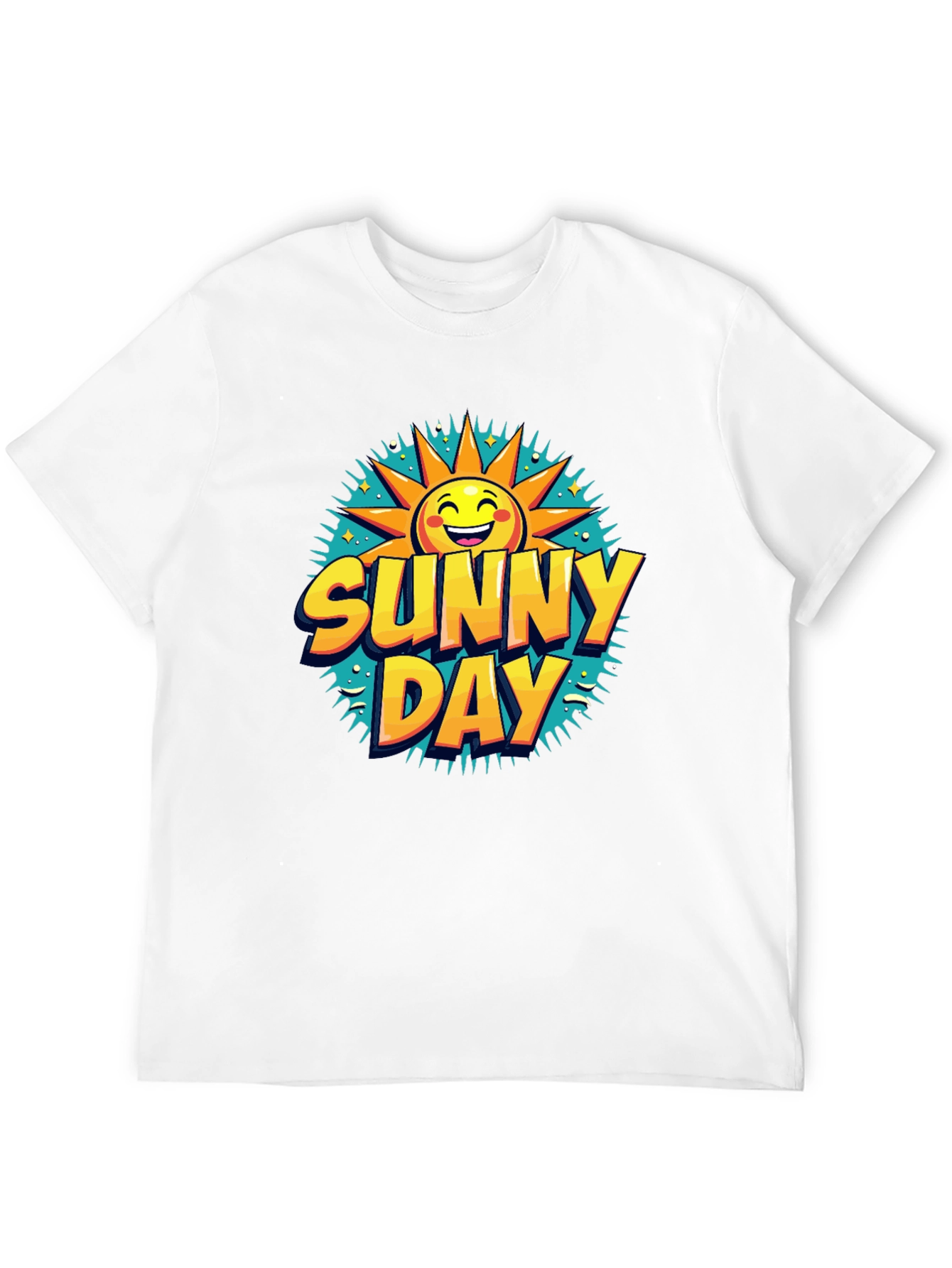Sunny Day Graphic T-Shirt - Cheerful Summer Style
