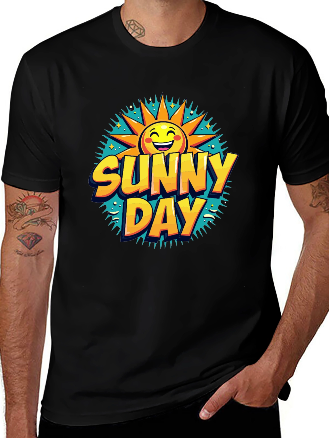 Sunny Day Graphic T-Shirt - Cheerful Summer Style