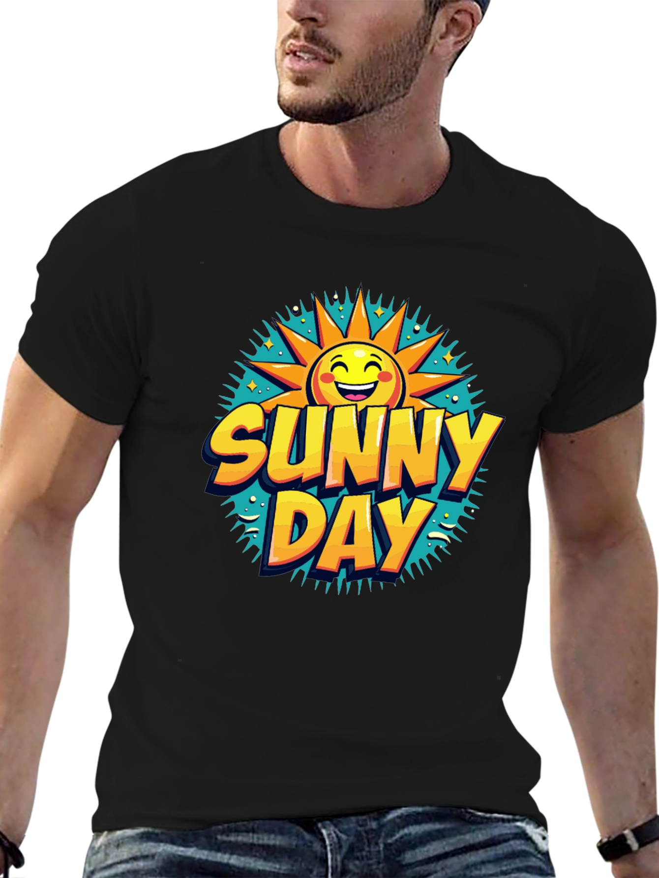 Sunny Day Graphic T-Shirt - Cheerful Summer Style