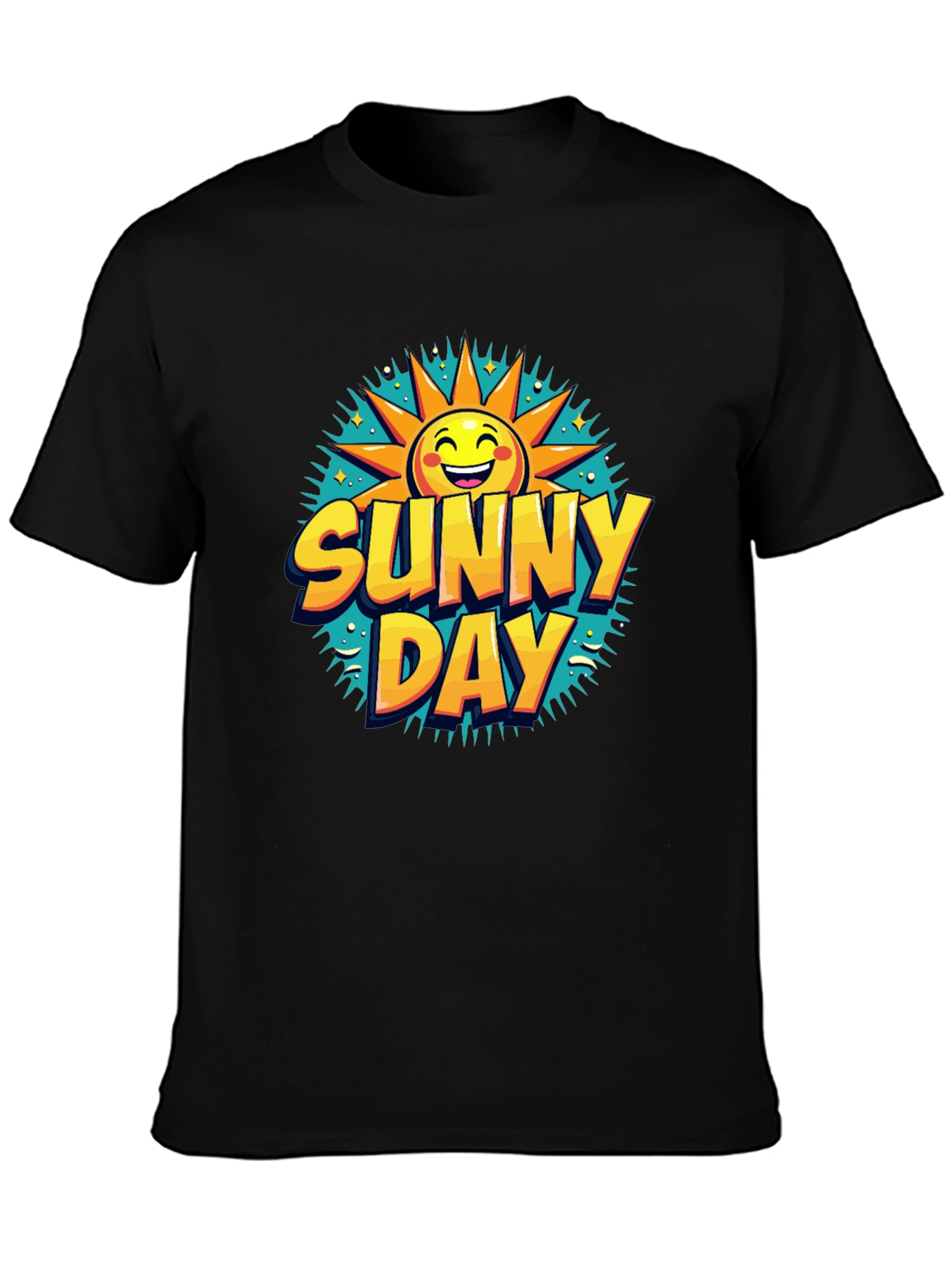 Sunny Day Graphic T-Shirt - Cheerful Summer Style