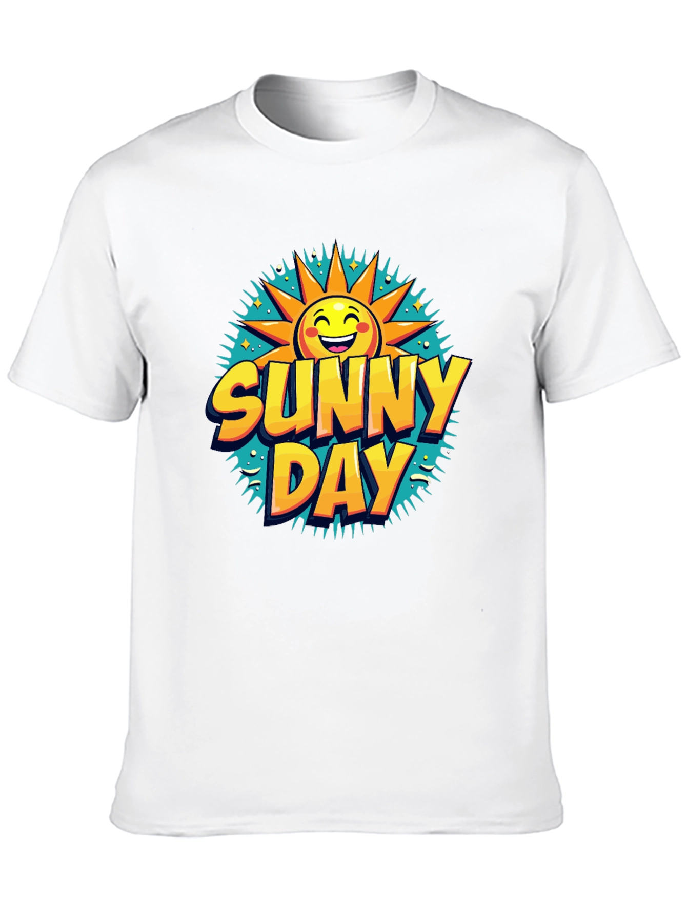 Sunny Day Graphic T-Shirt - Cheerful Summer Style