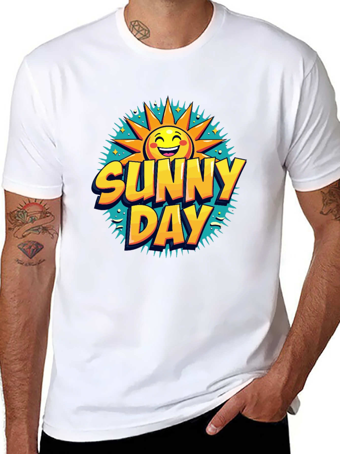 Sunny Day Graphic T-Shirt - Cheerful Summer Style