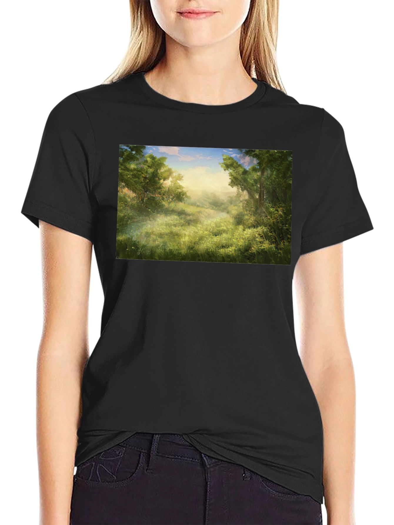 Natures Embrace Graphic Tee - Soft & Stylish