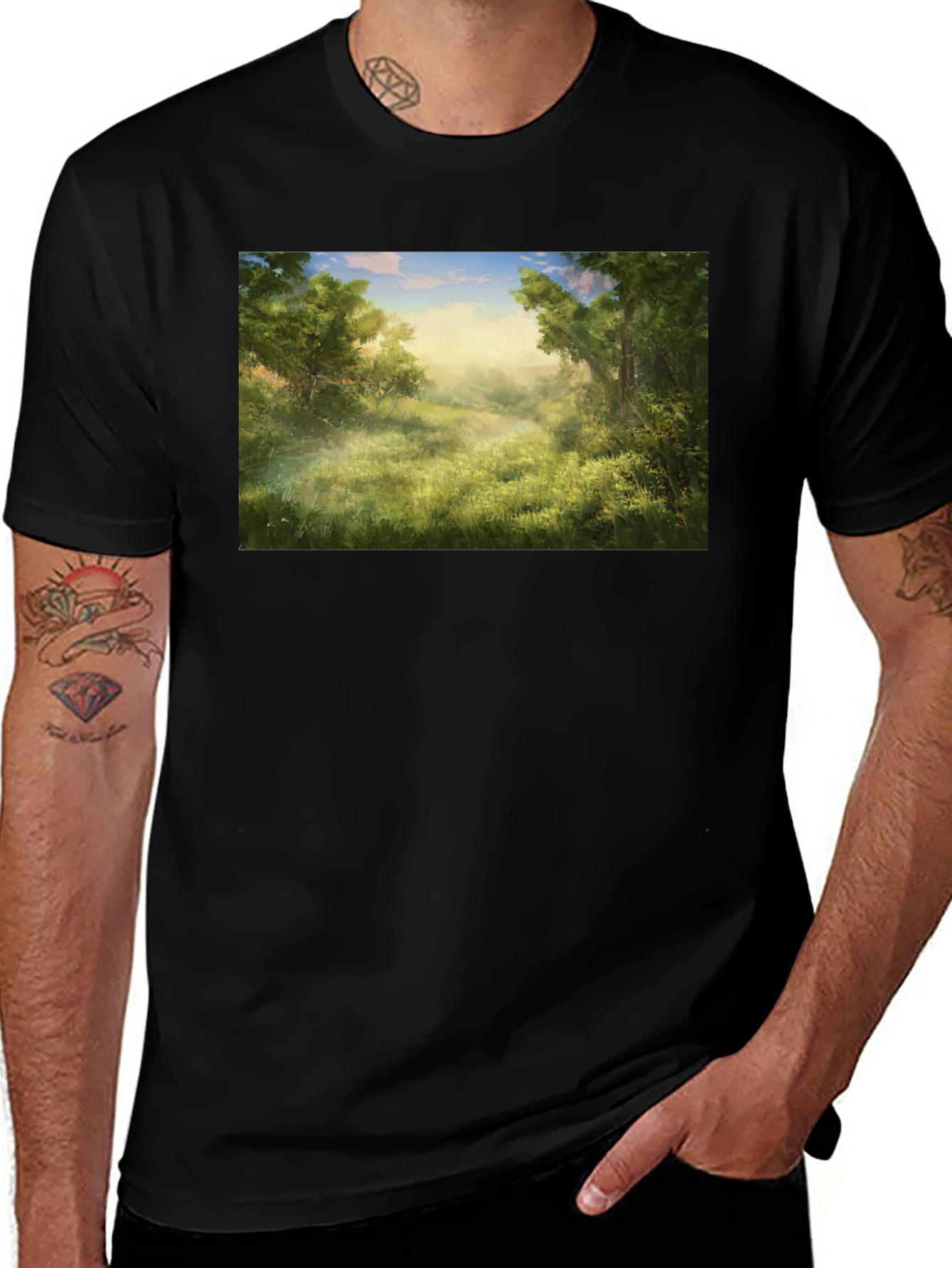 Natures Embrace Graphic Tee - Soft & Stylish
