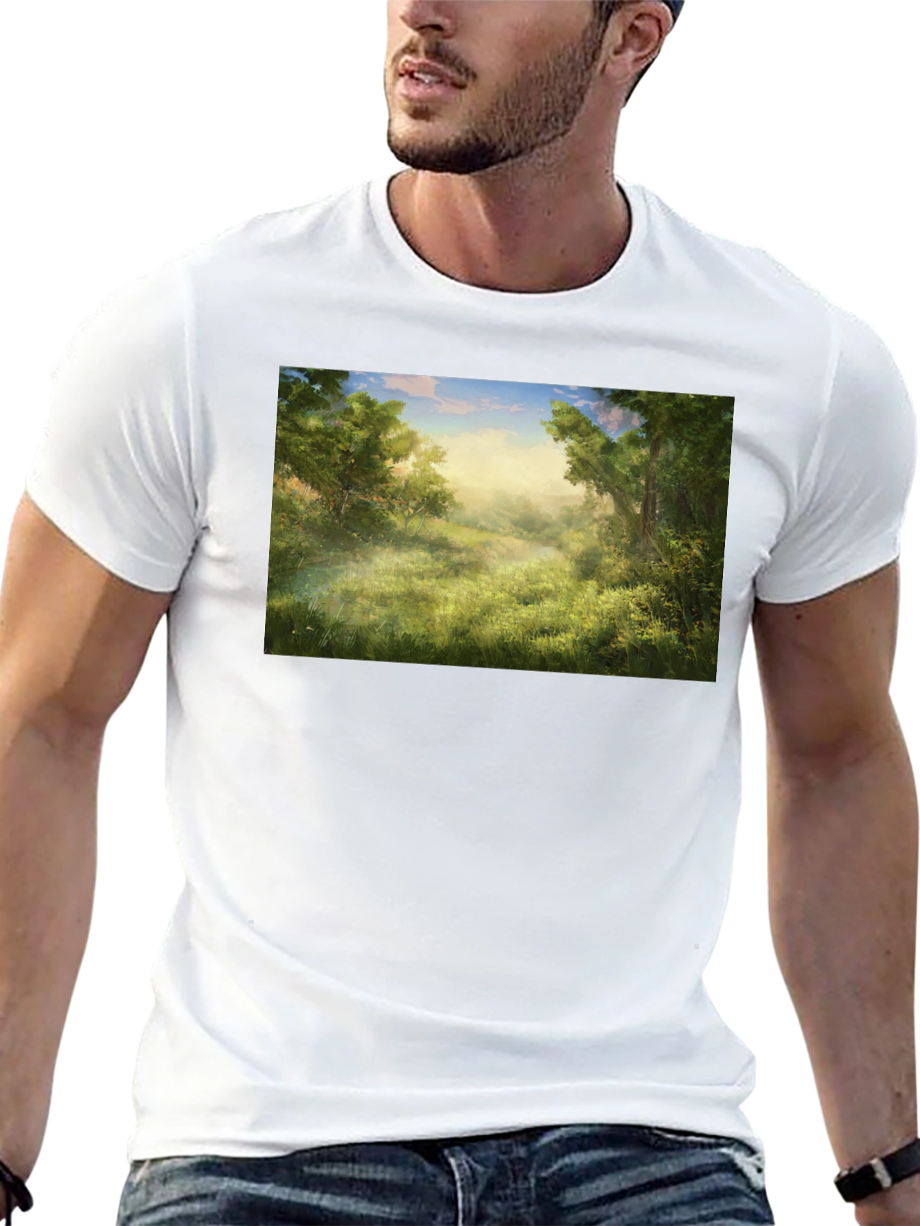 Natures Embrace Graphic Tee - Soft & Stylish