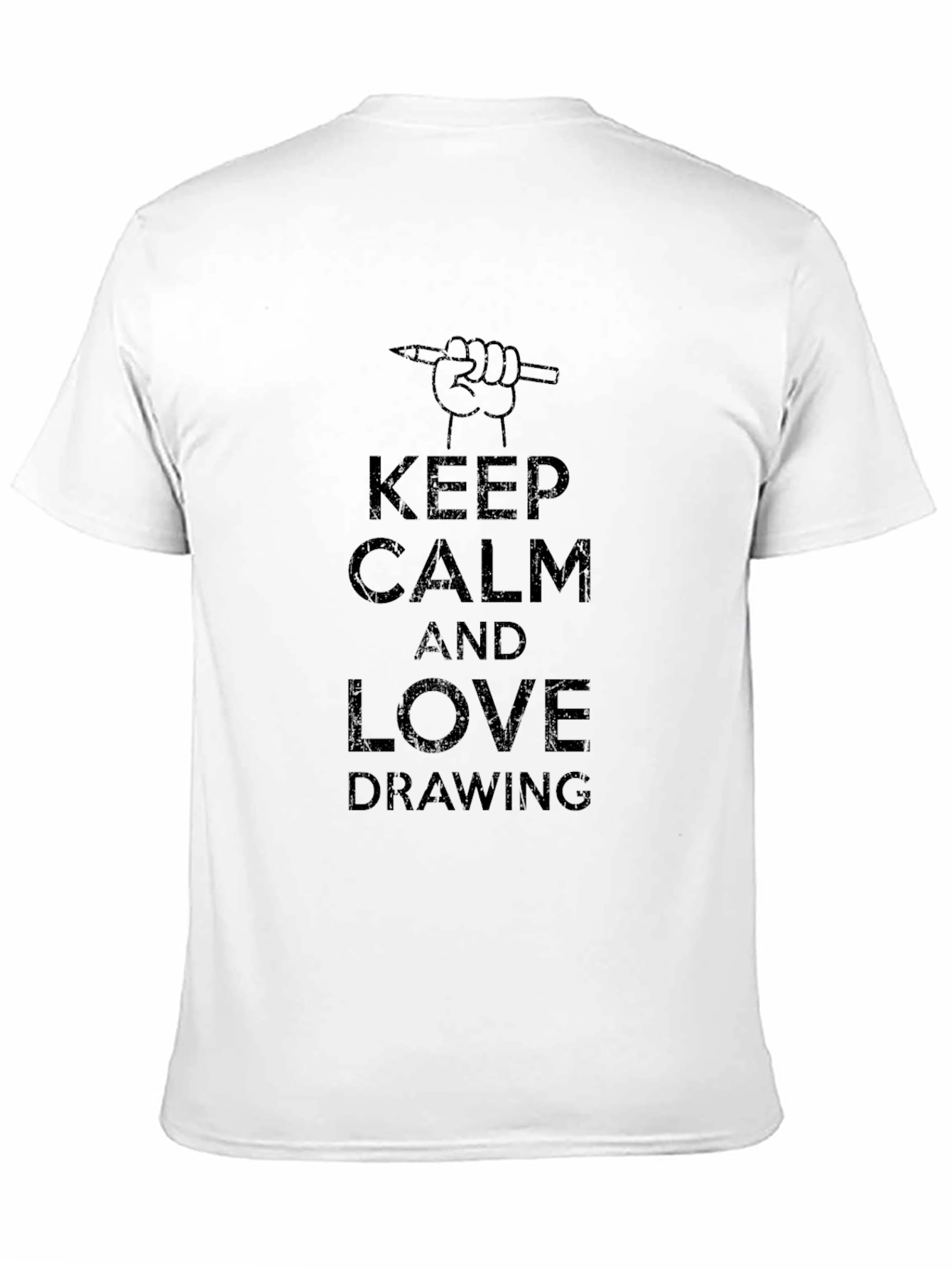 Keep Calm and Love Drawing Graphic T-Shirt