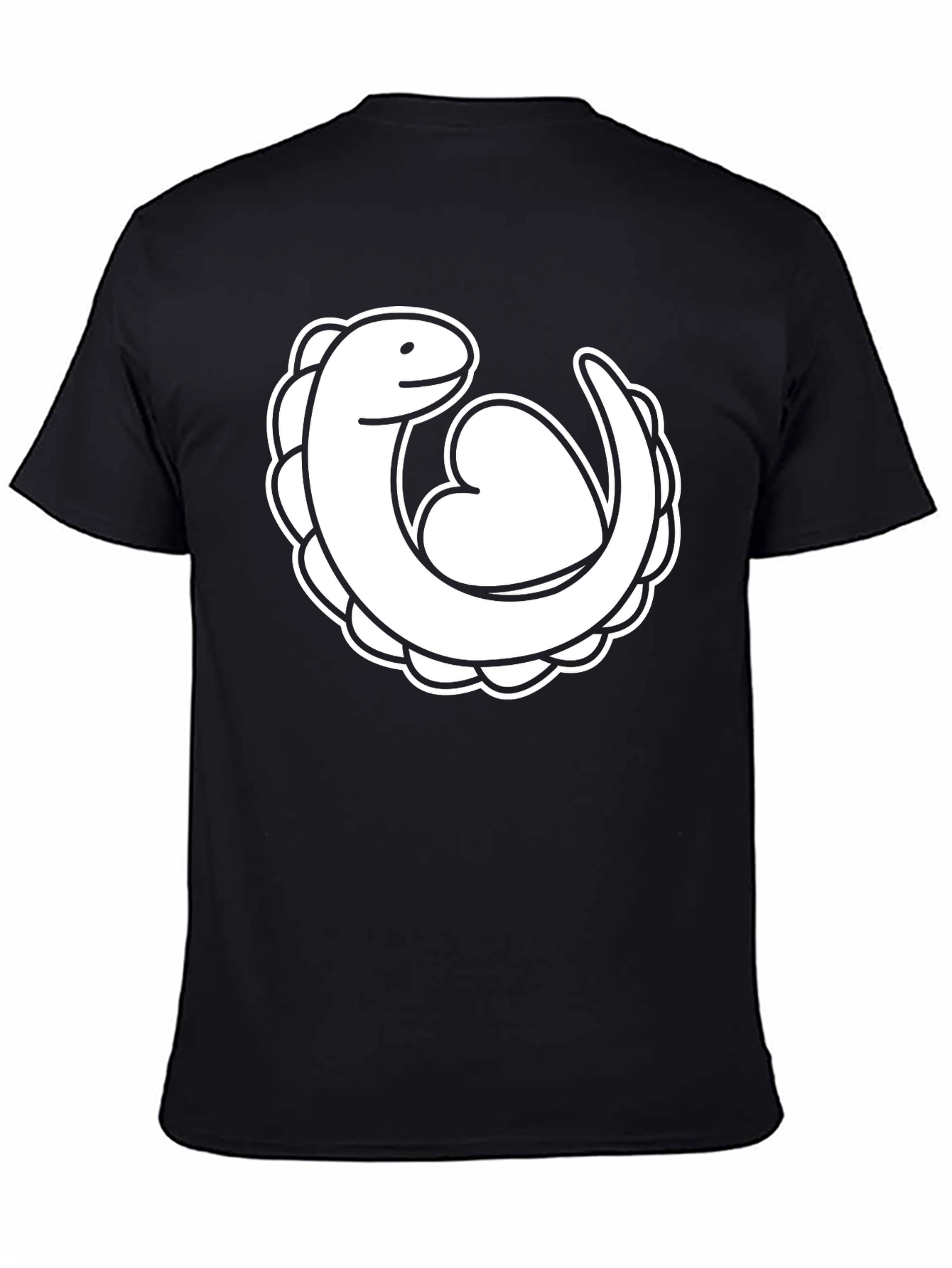 Dinosaur Heart Black T-Shirt