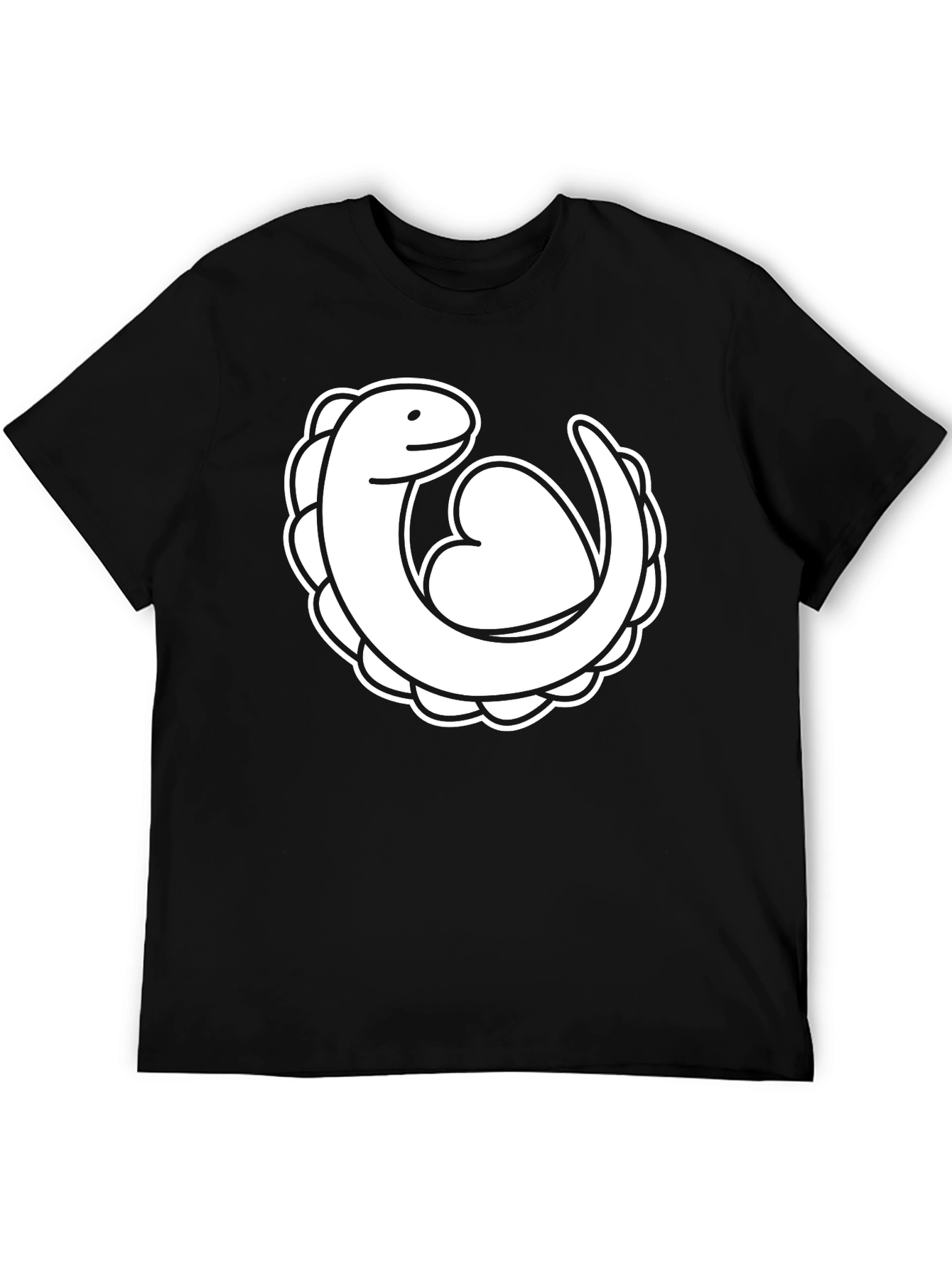 Dinosaur Heart Black T-Shirt