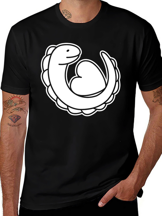 Dinosaur Heart Black T-Shirt