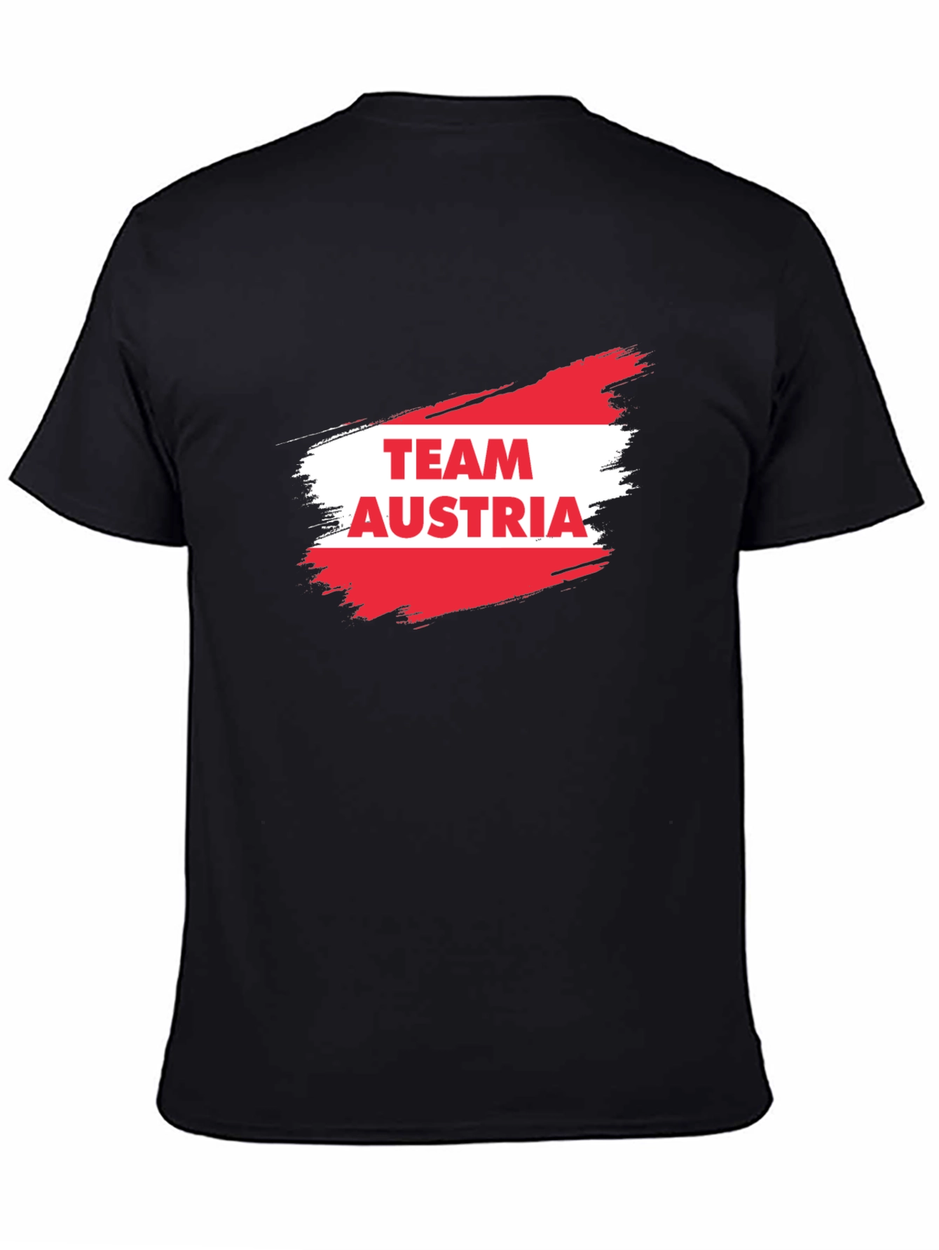 Team Austria T-Shirt - Black Cotton Tee