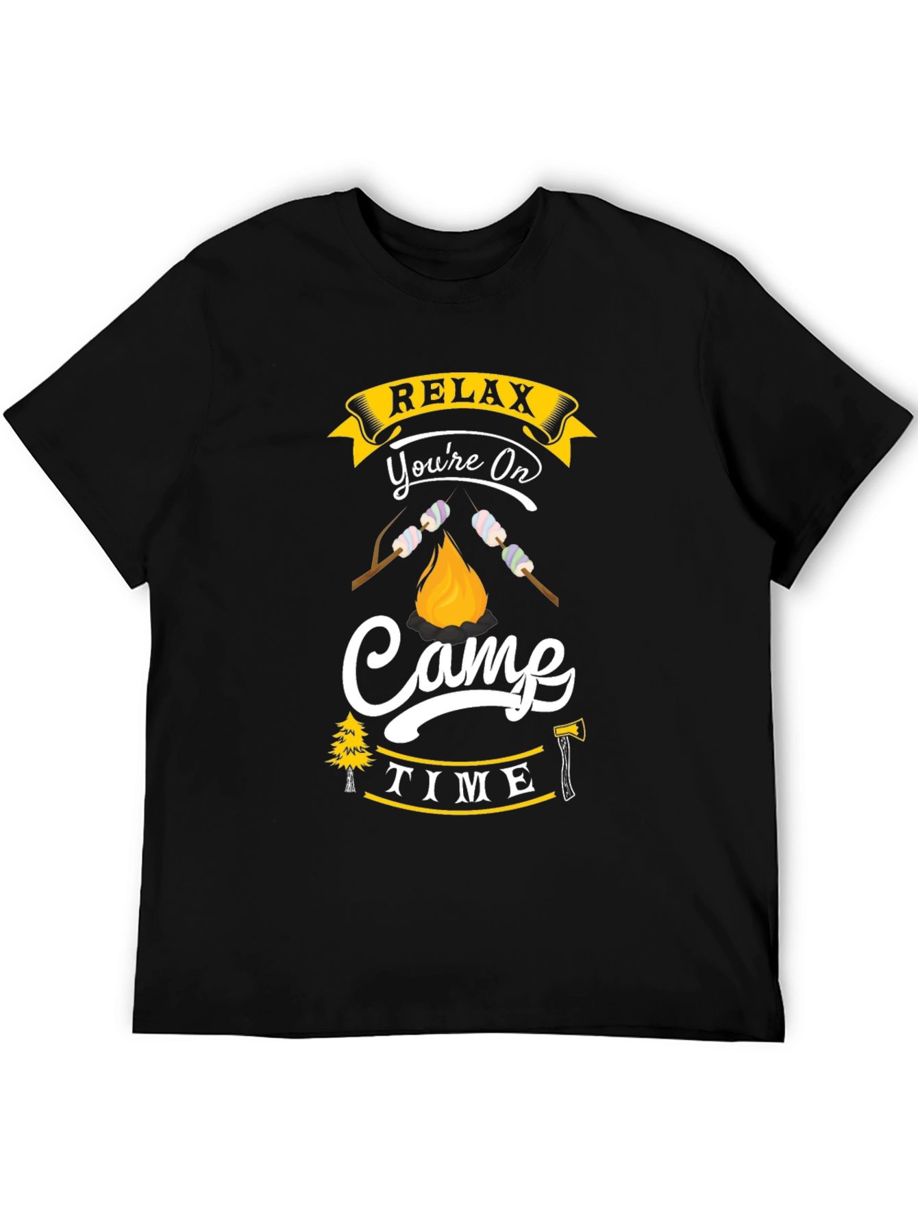 Relax Youre On Camp Time Graphic Tee