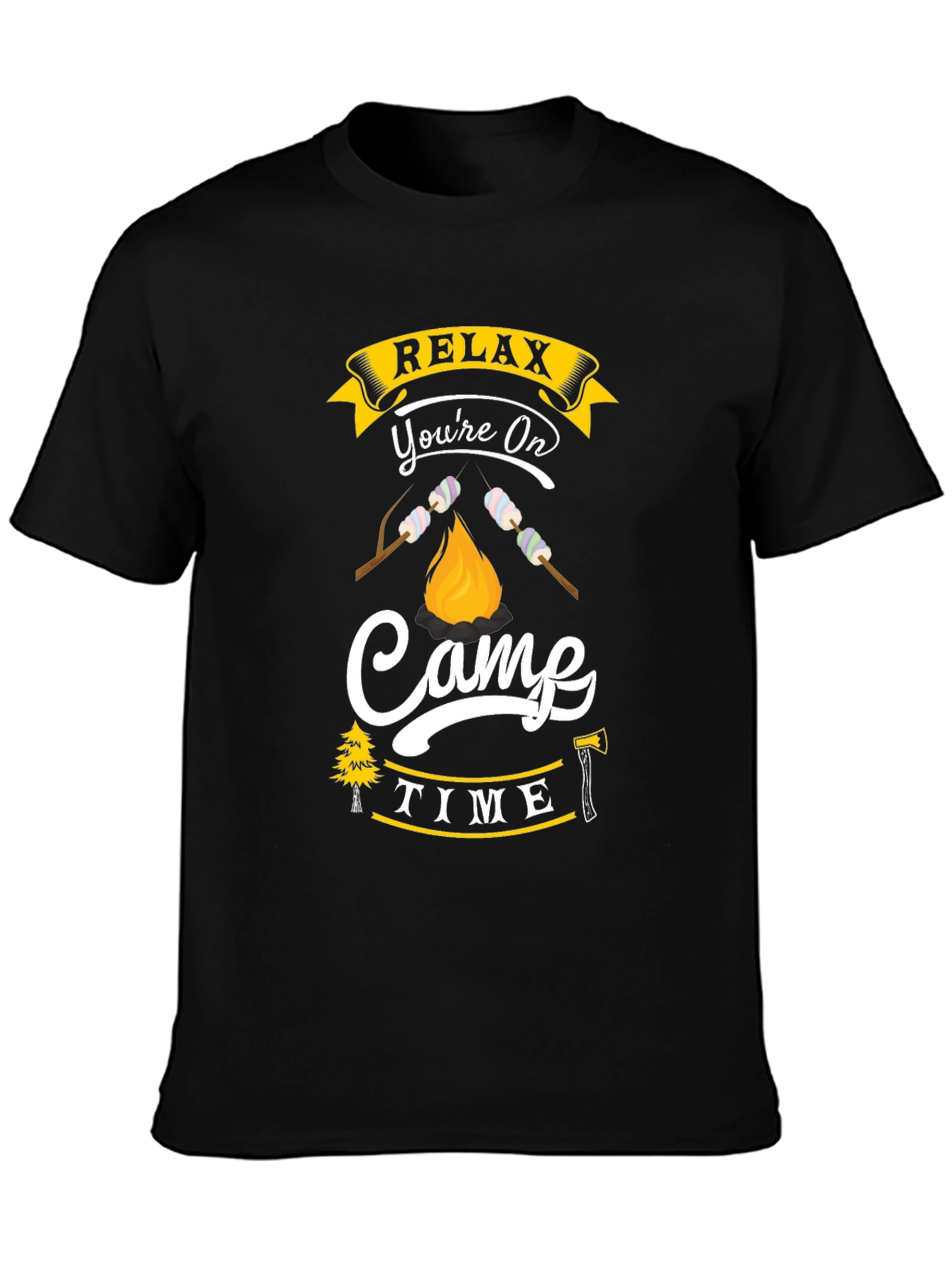 Relax Youre On Camp Time Graphic Tee