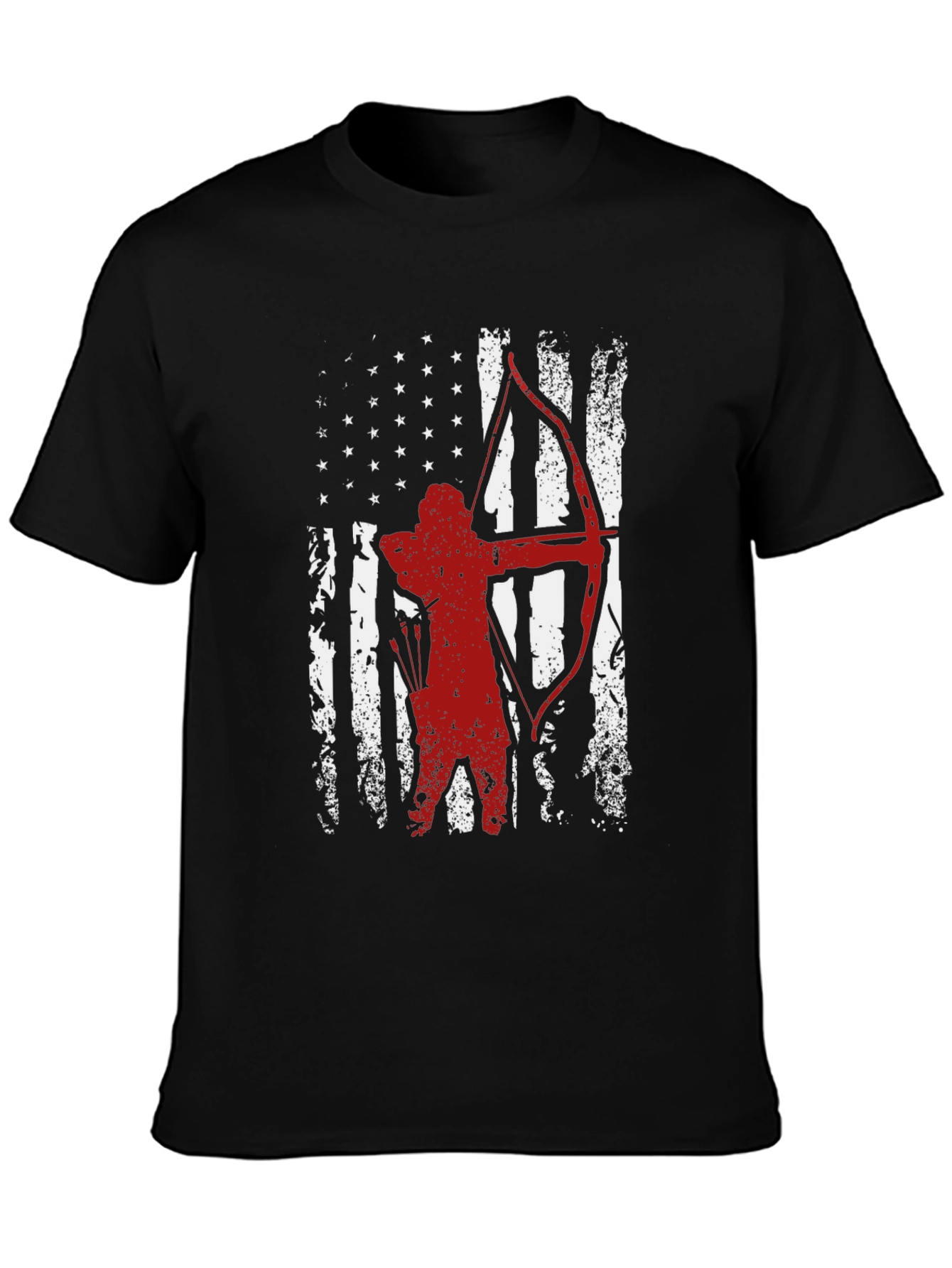 American Flag Archer Graphic Tee