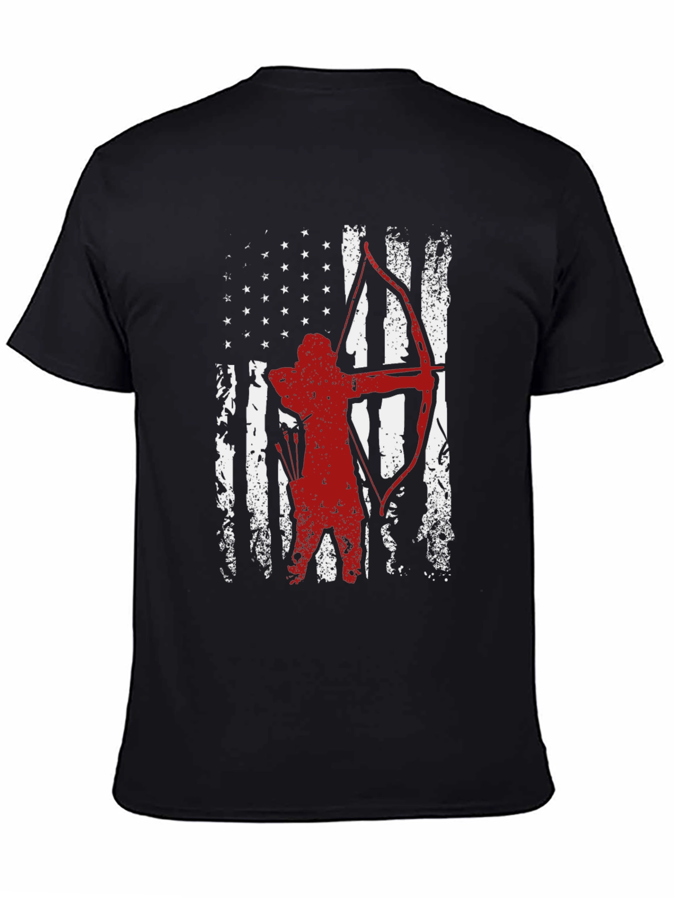 American Flag Archer Graphic Tee