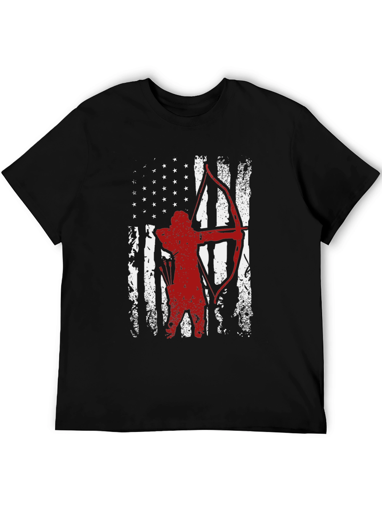 American Flag Archer Graphic Tee