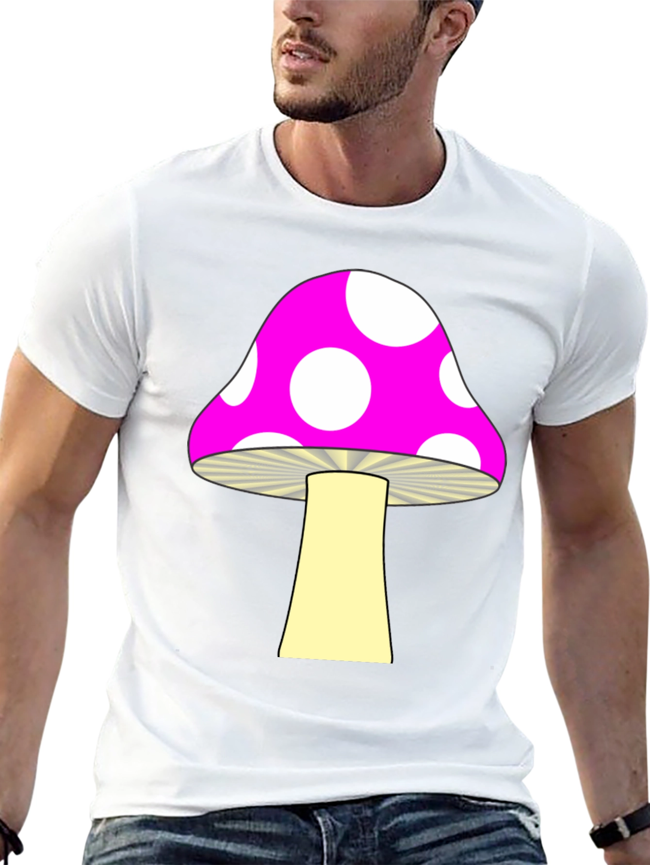 Mushroom Graphic Tee - Funky & Fun