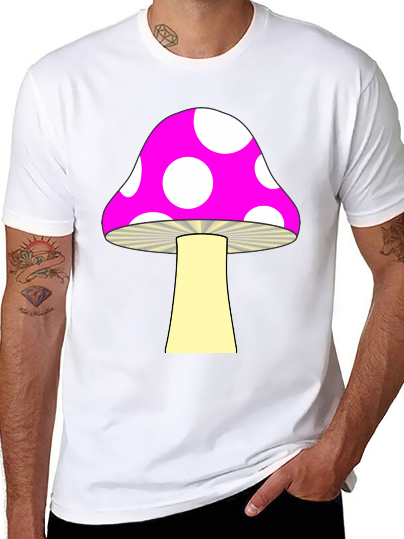 Mushroom Graphic Tee - Funky & Fun