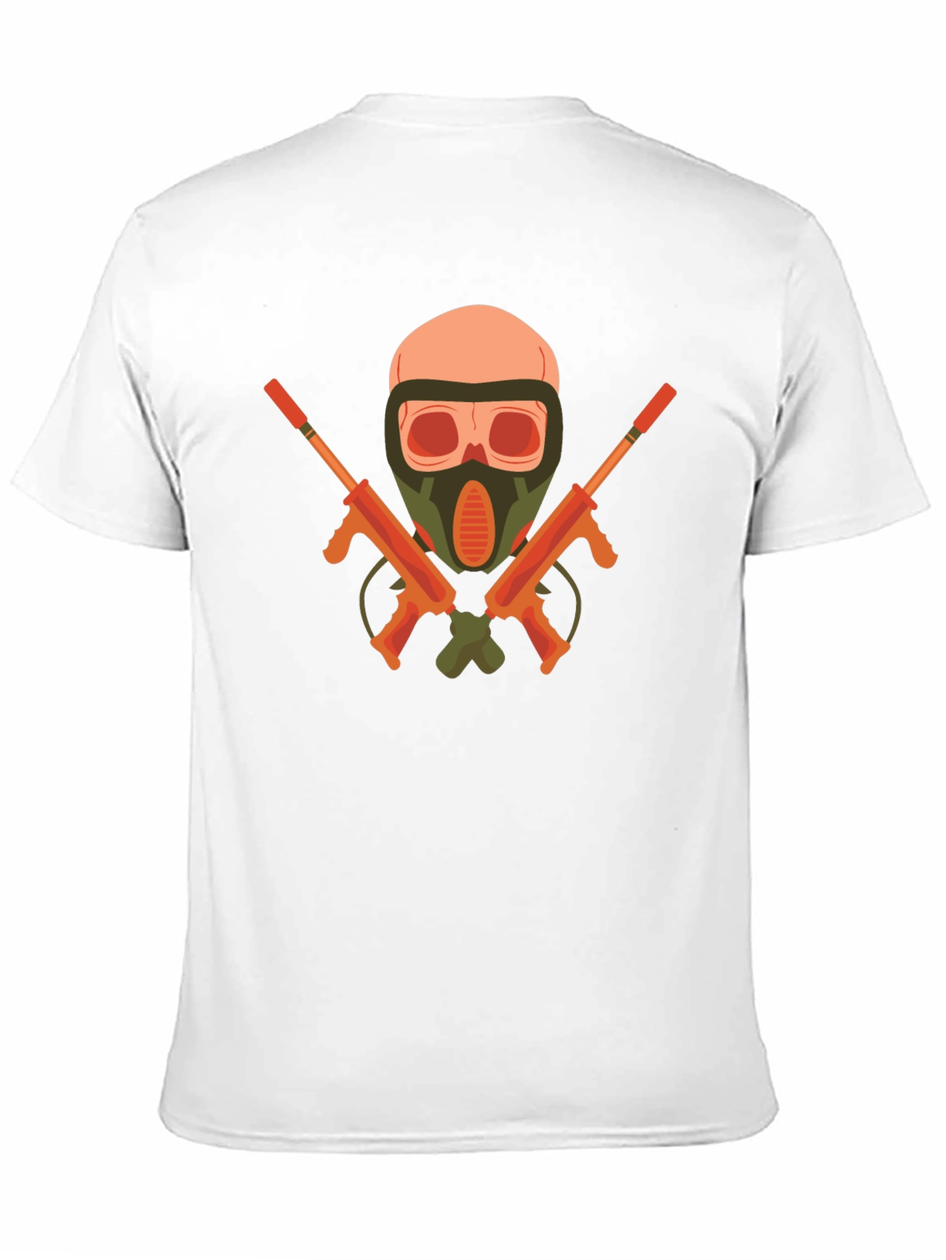 Skull & Guns Graphic Tee - Edgy Black T-Shirt