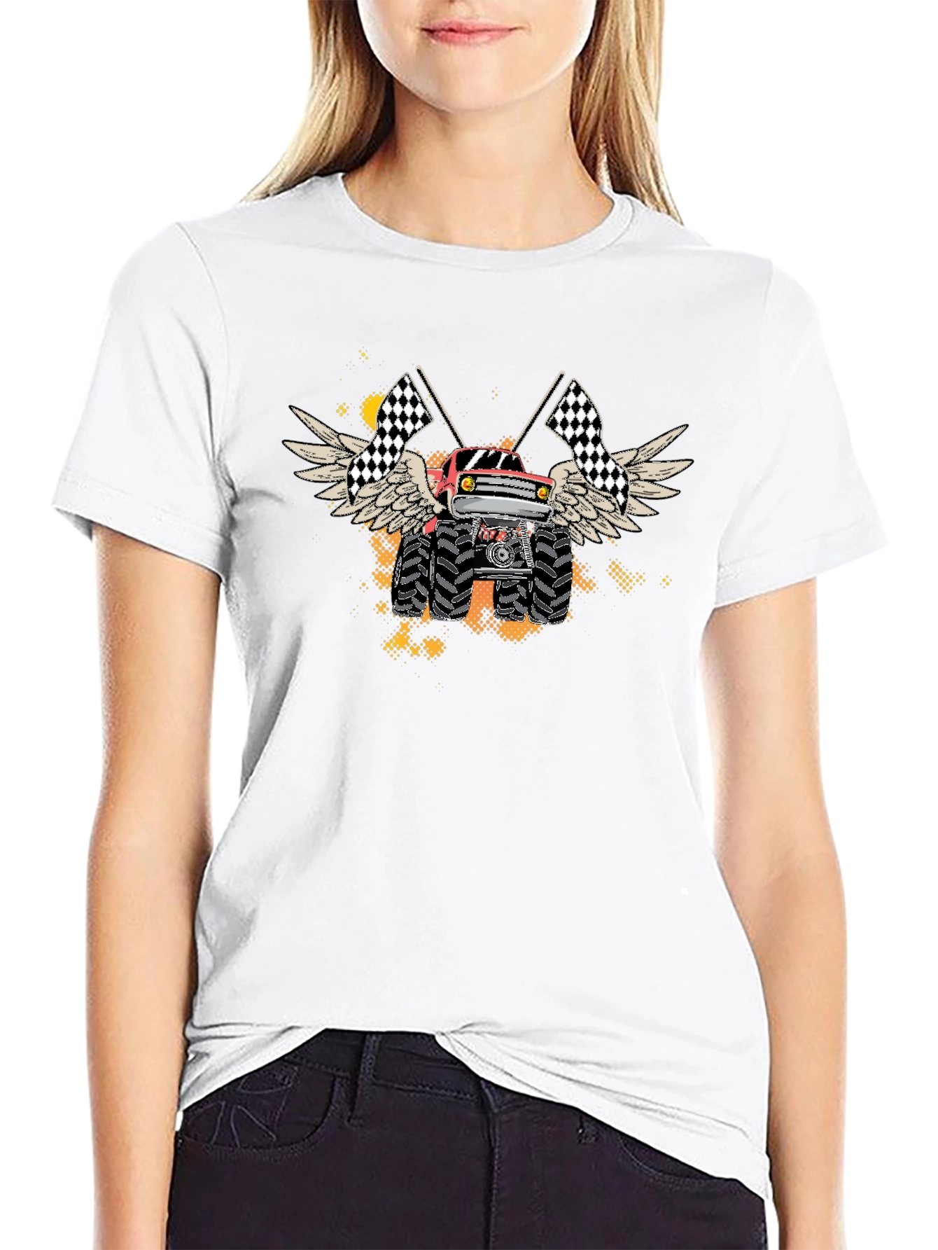 Monster Truck Graphic Black Tee