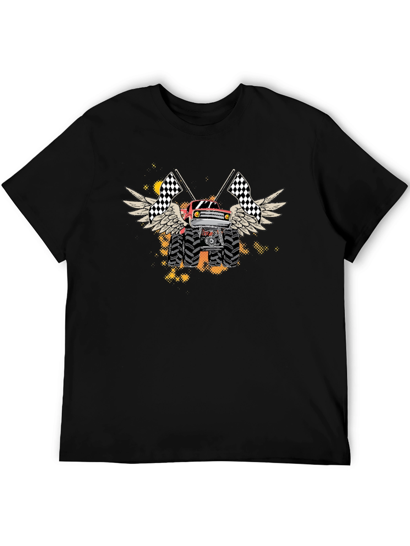 Monster Truck Graphic Black Tee