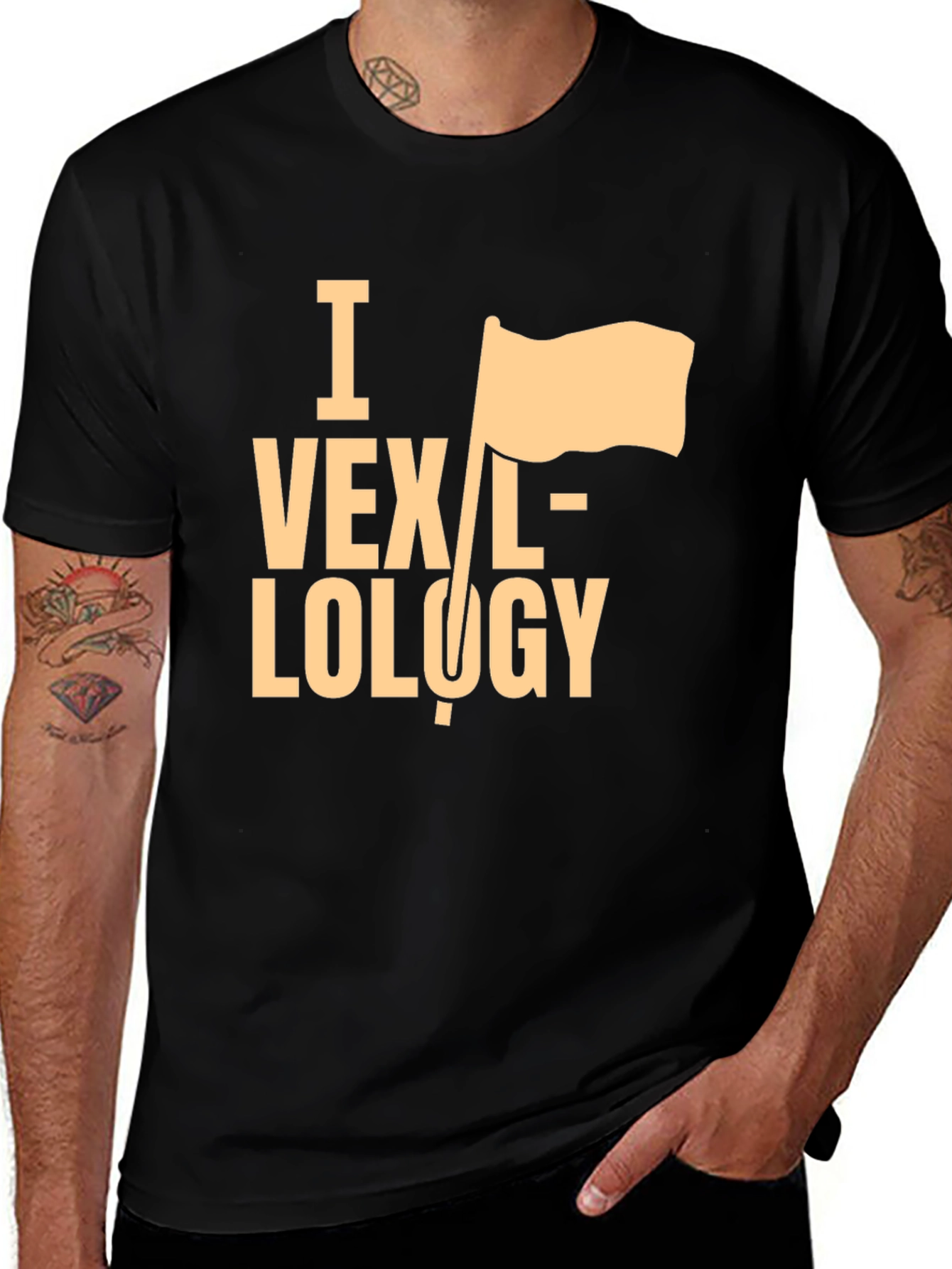 I Love Vexillology T-Shirt - Flag Design