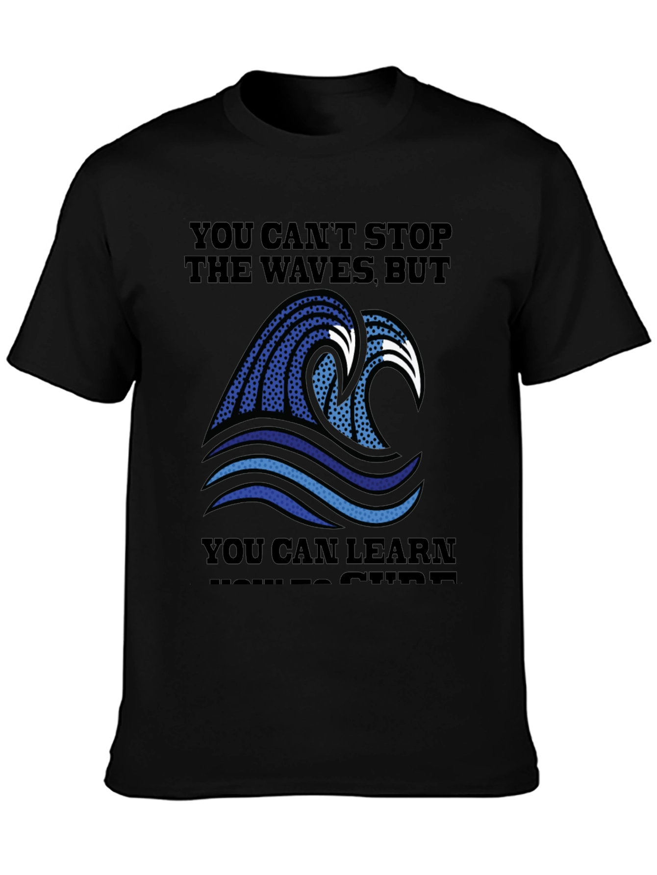 Wave Graphic T-Shirt - Surf Inspired Design