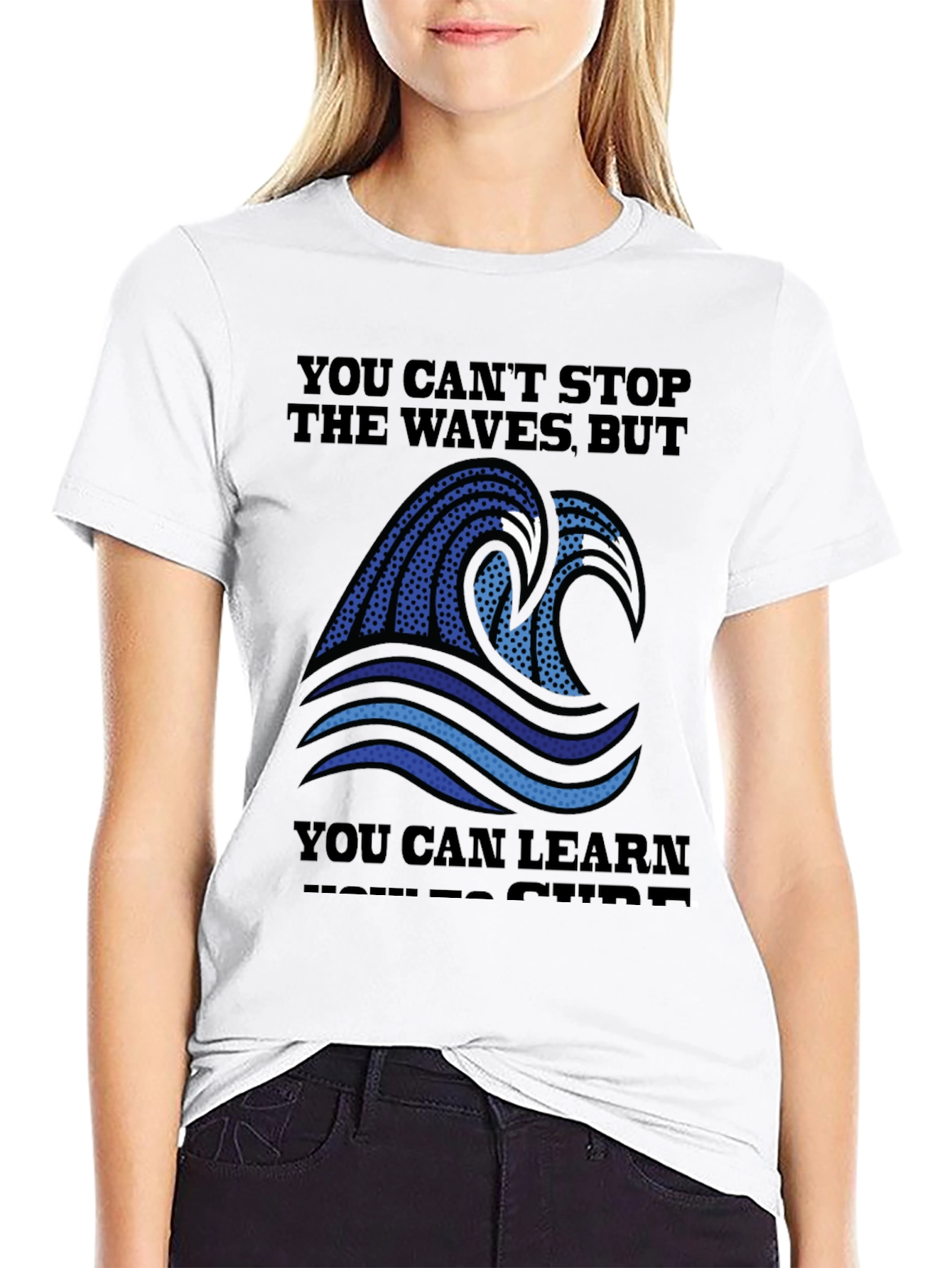 Wave Graphic T-Shirt - Surf Inspired Design