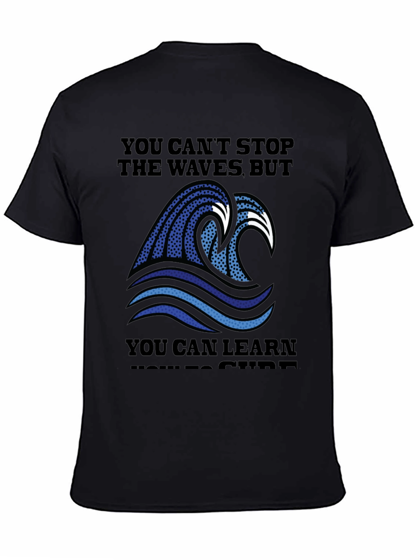 Wave Graphic T-Shirt - Surf Inspired Design