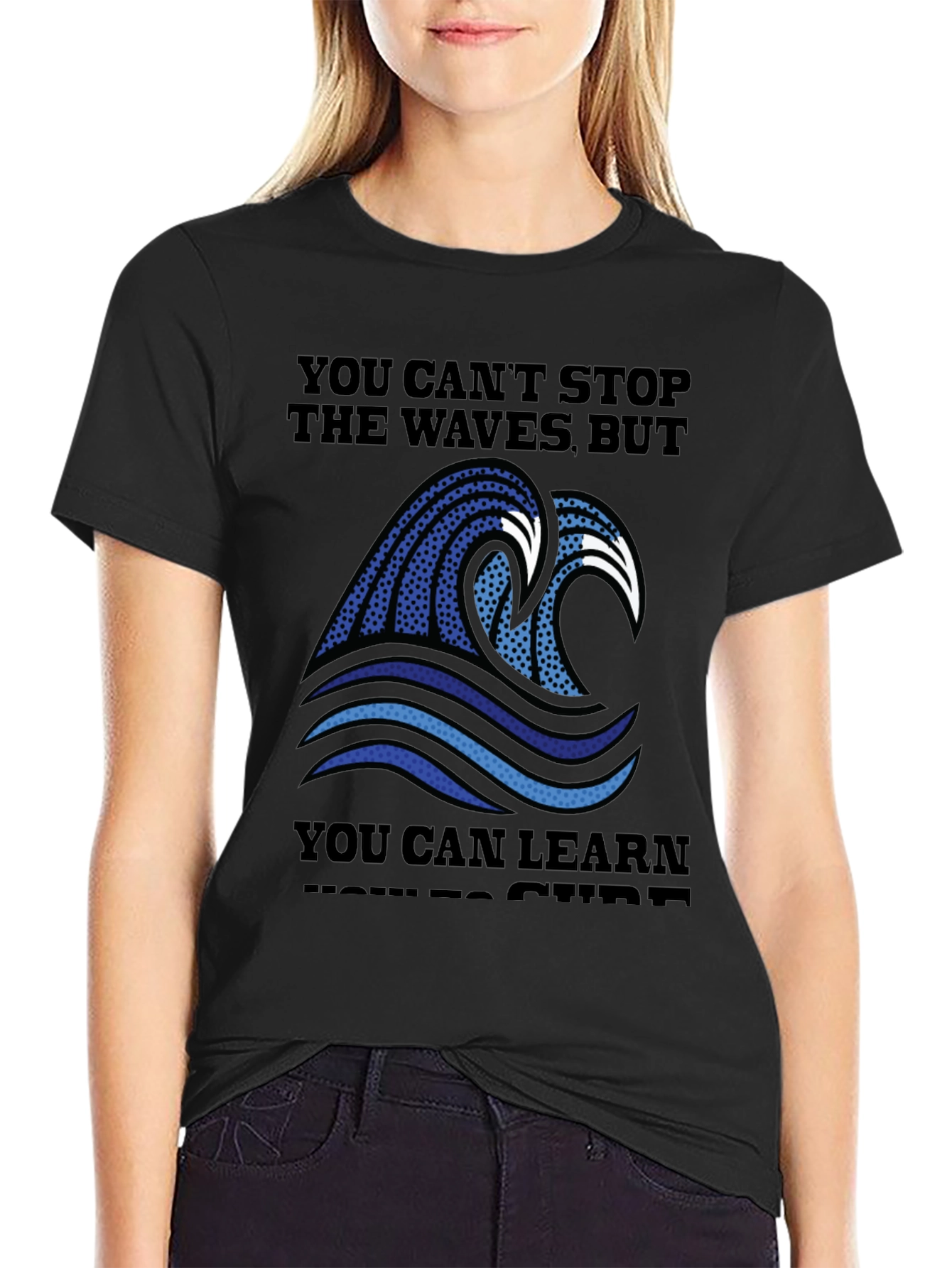 Wave Graphic T-Shirt - Surf Inspired Design