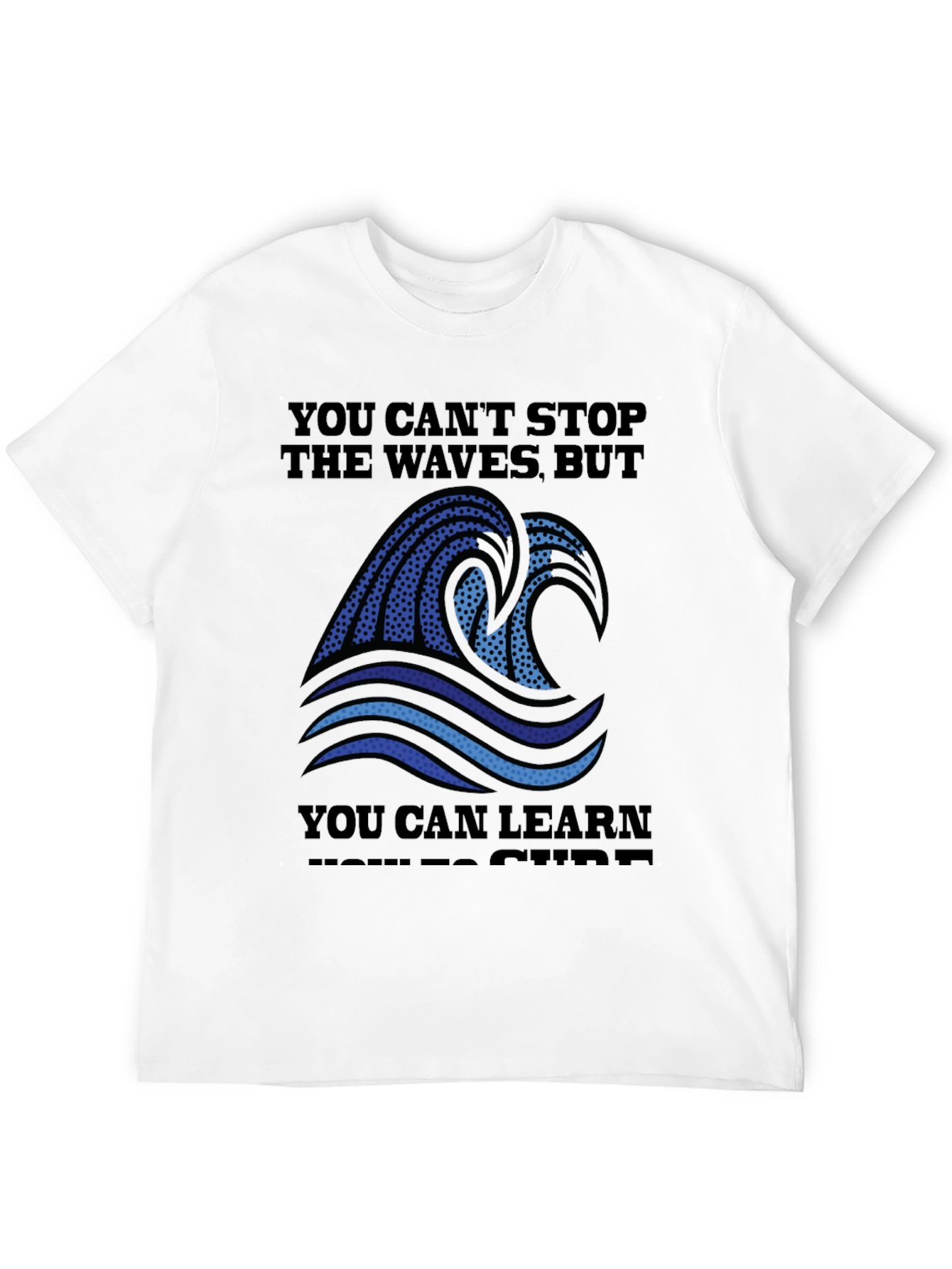 Wave Graphic T-Shirt - Surf Inspired Design