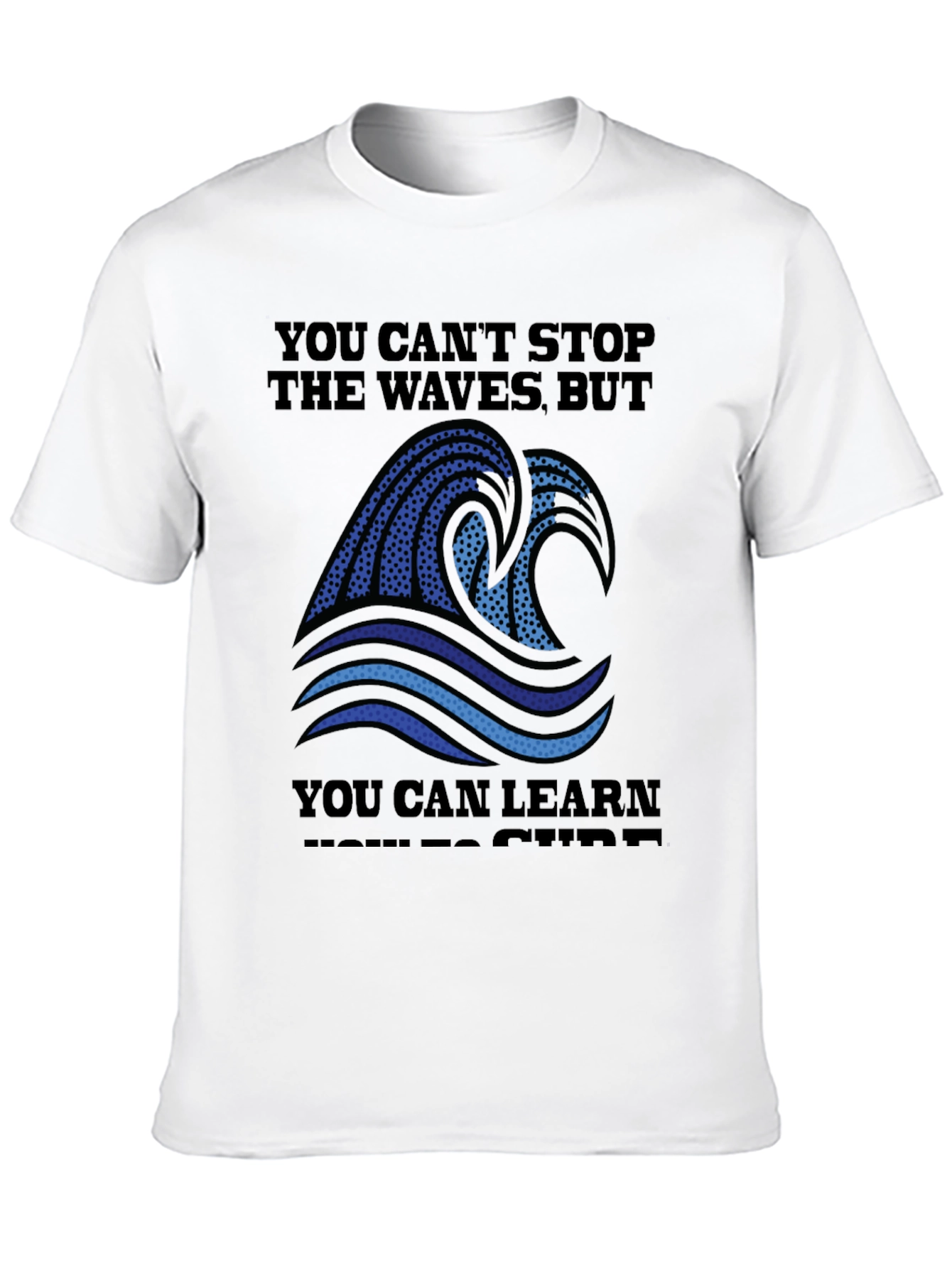 Wave Graphic T-Shirt - Surf Inspired Design