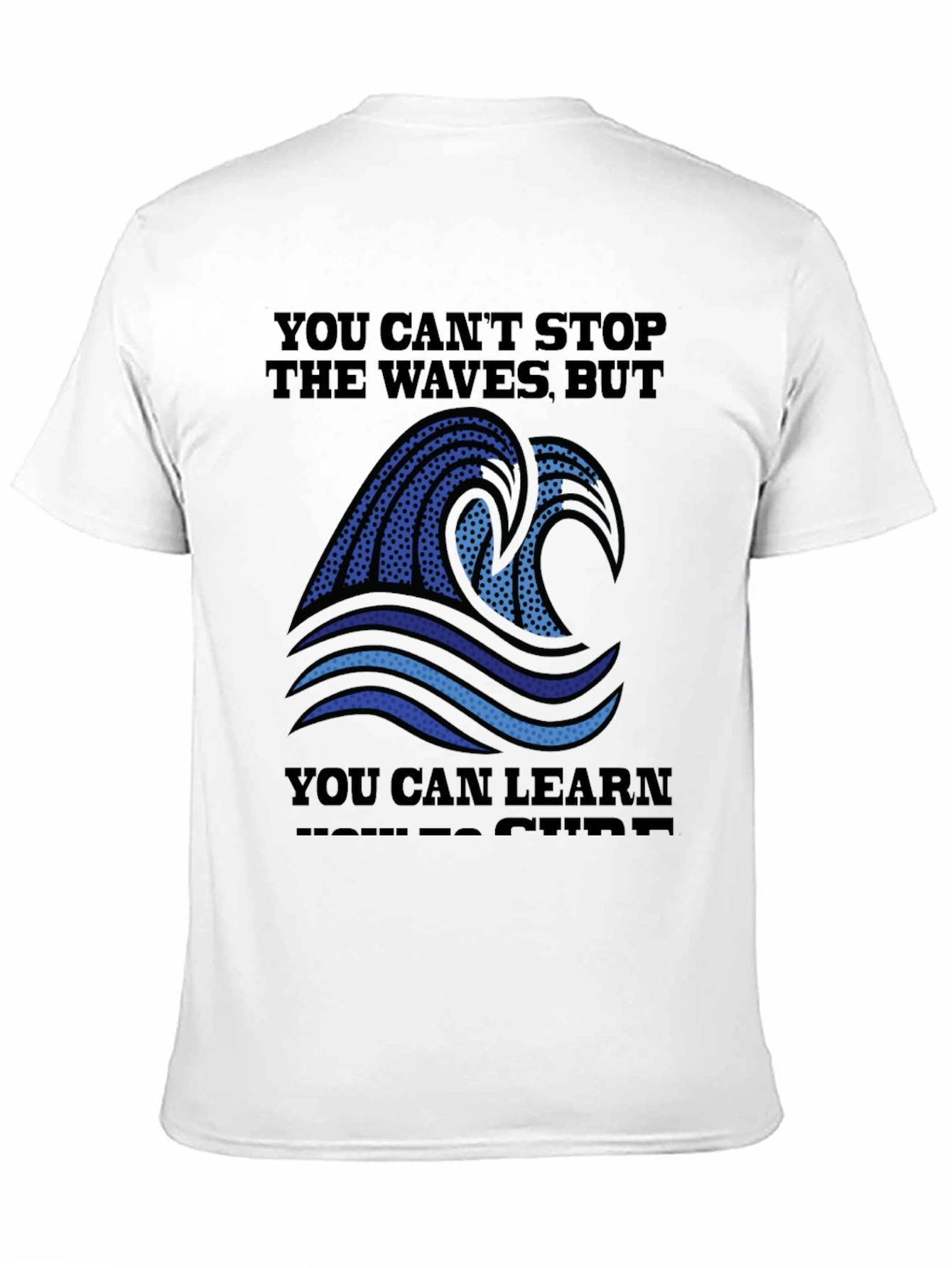 Wave Graphic T-Shirt - Surf Inspired Design
