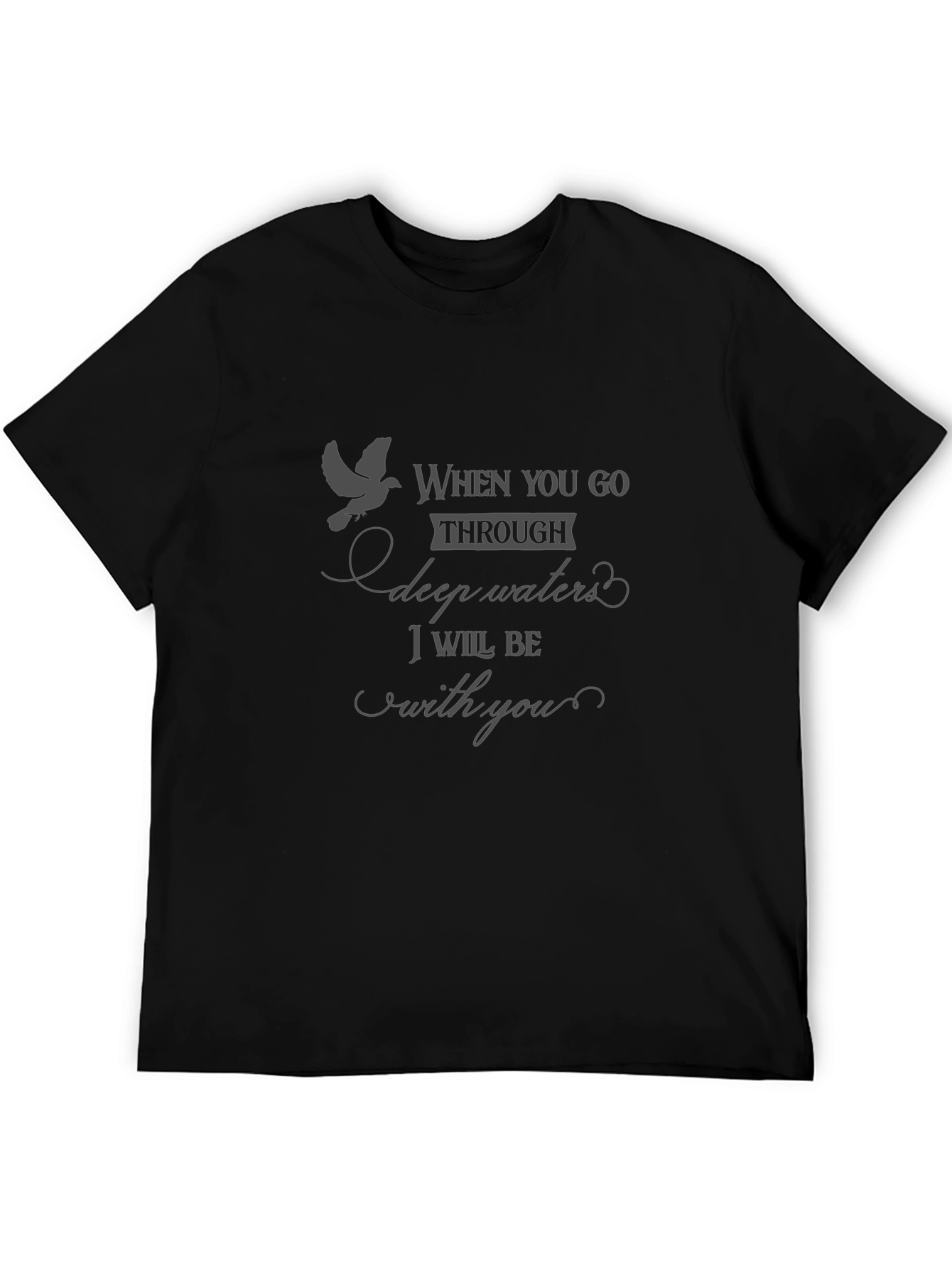 Faithful Dove Graphic T-Shirt: I will be with you